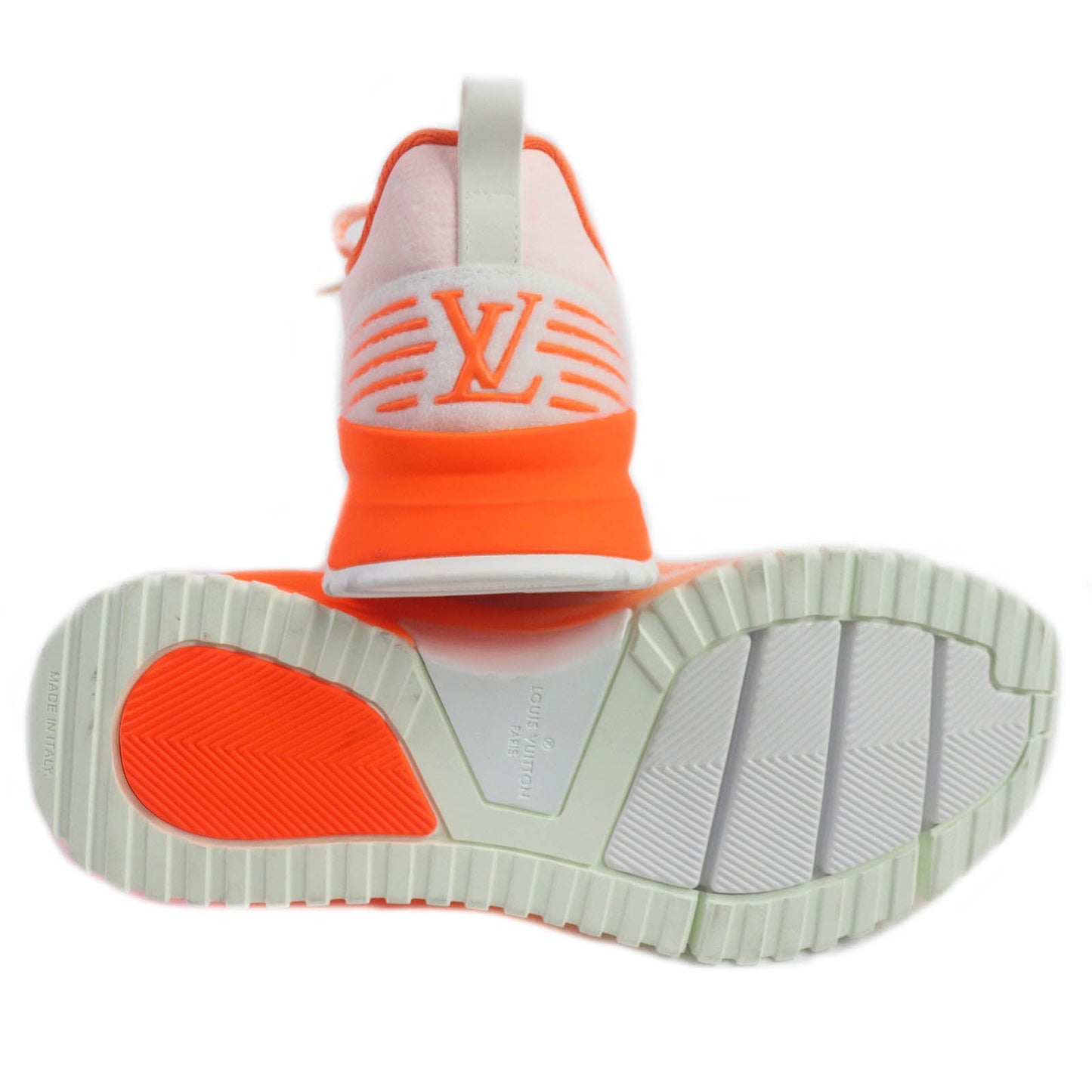 Louis Vuitton VNR Logo Running Shoes Neon Orange