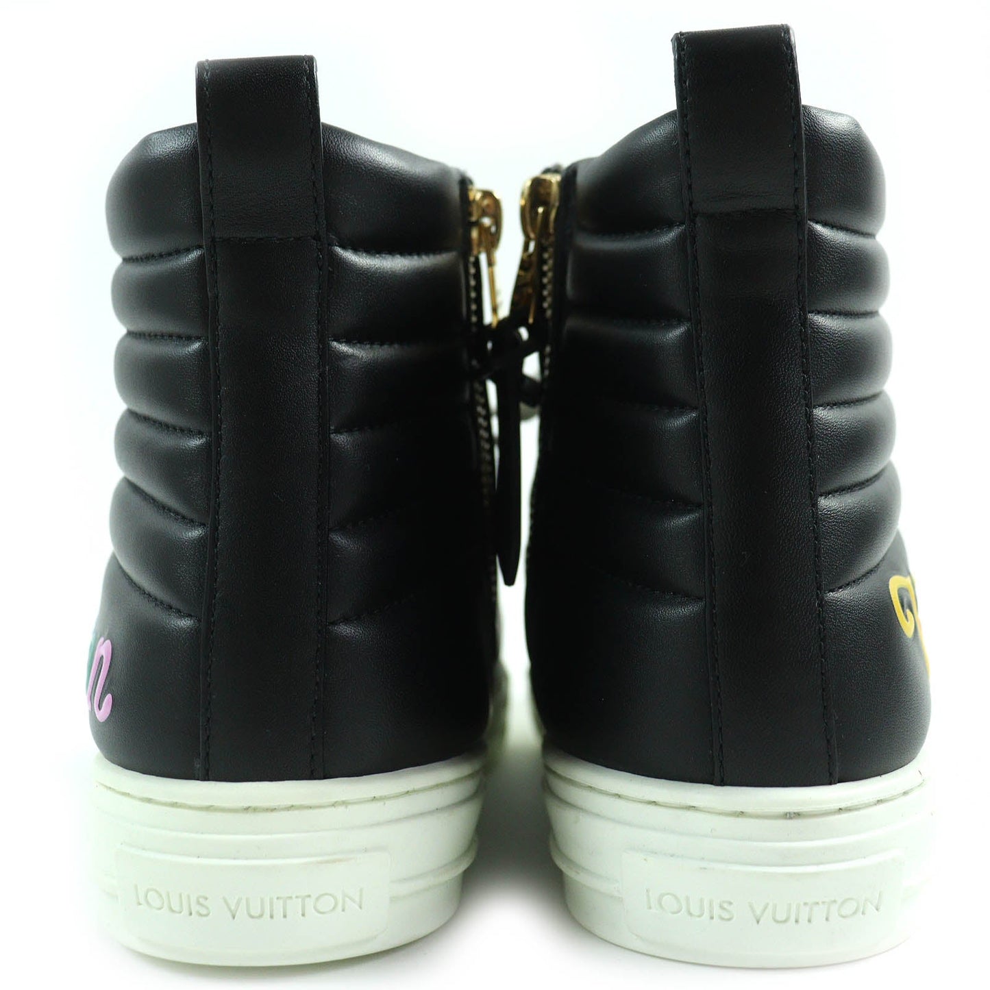 Louis Vuitton Stellar Multicolour Logo High Sneakers