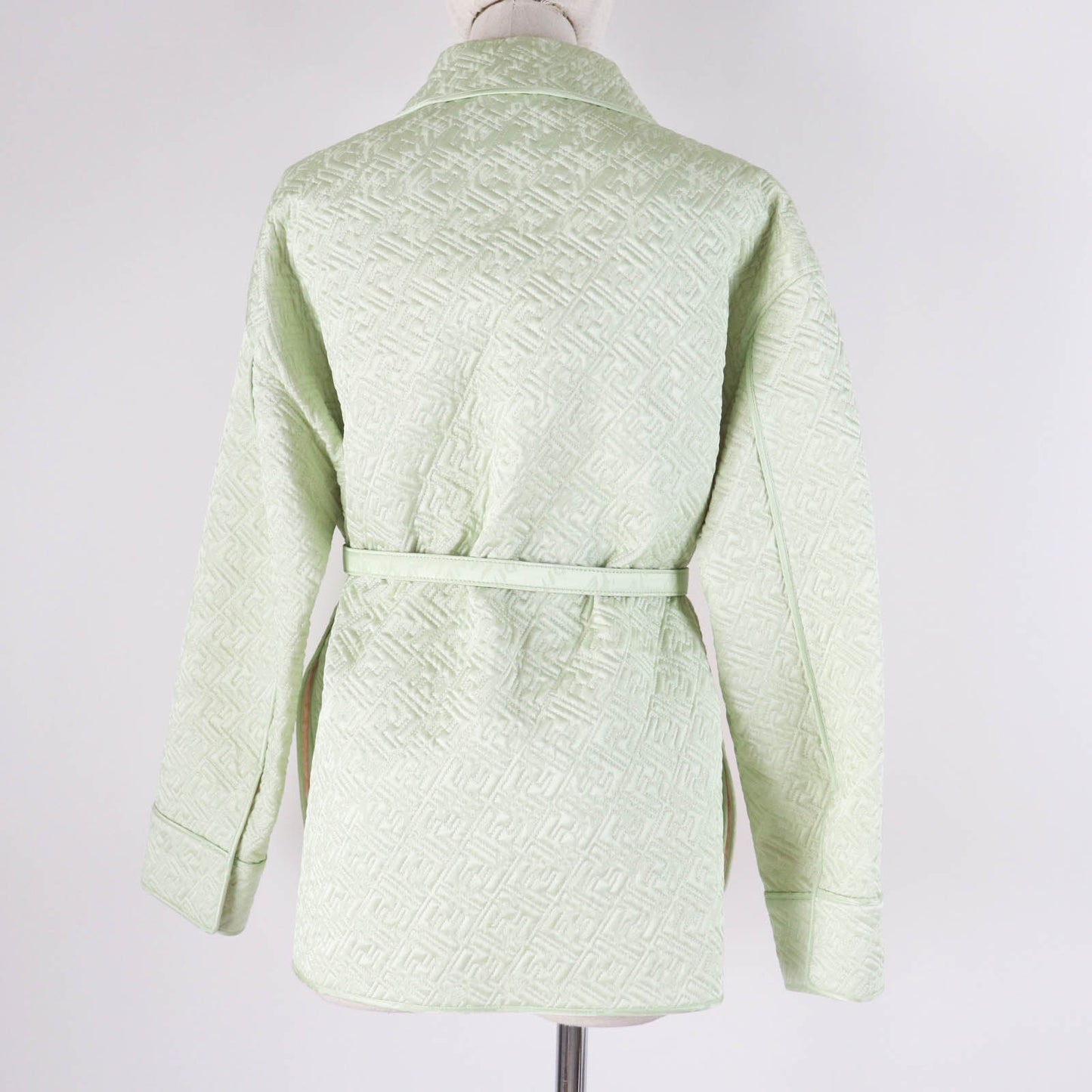 Fendi Silk FF Logo Quilted Jacket Women
