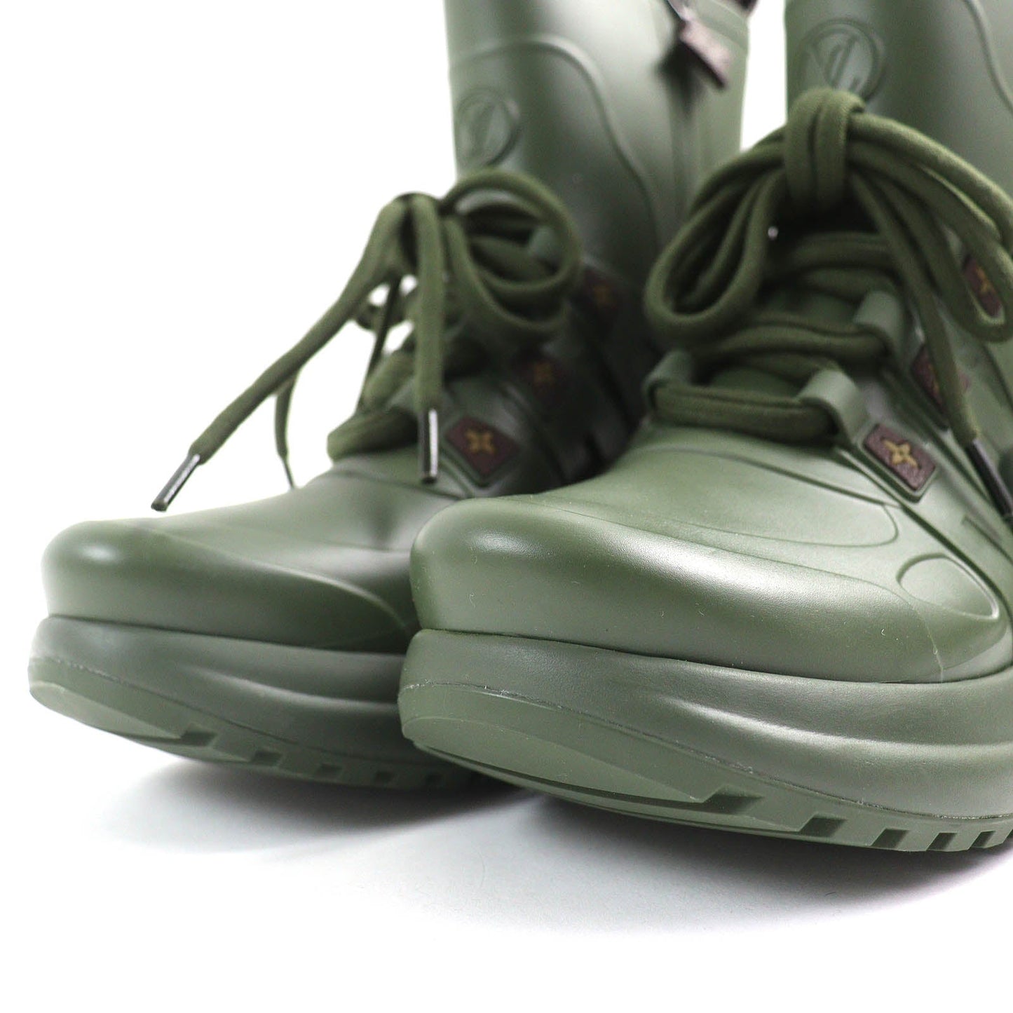 Louis Vuitton Arclight Monogram Rain Boots Khaki