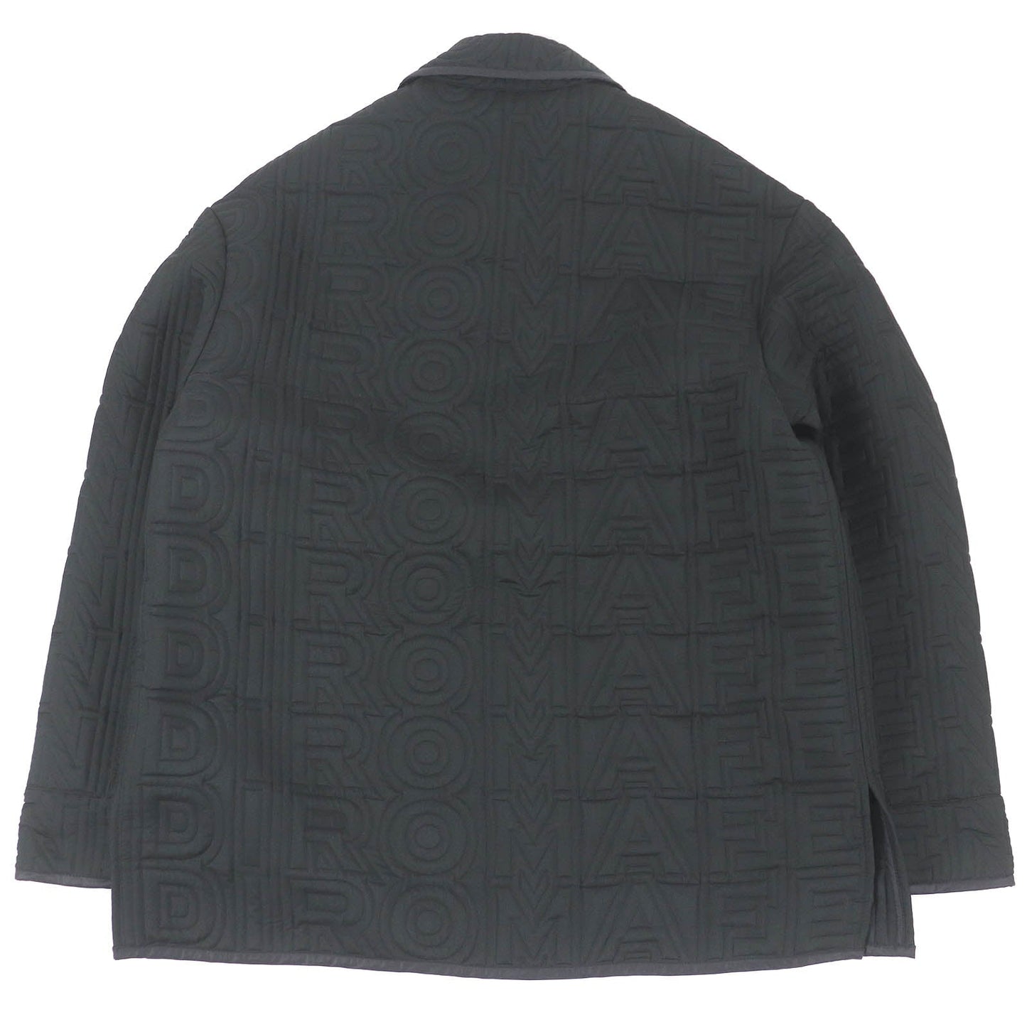 FENDI MARC JACOBS Logo Quilted Jacket Black