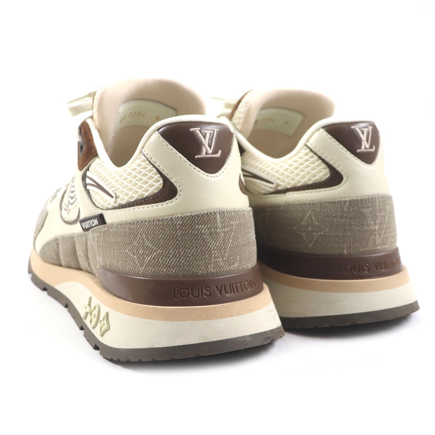 Louis Vuitton Suede Leather Sneakers Brown