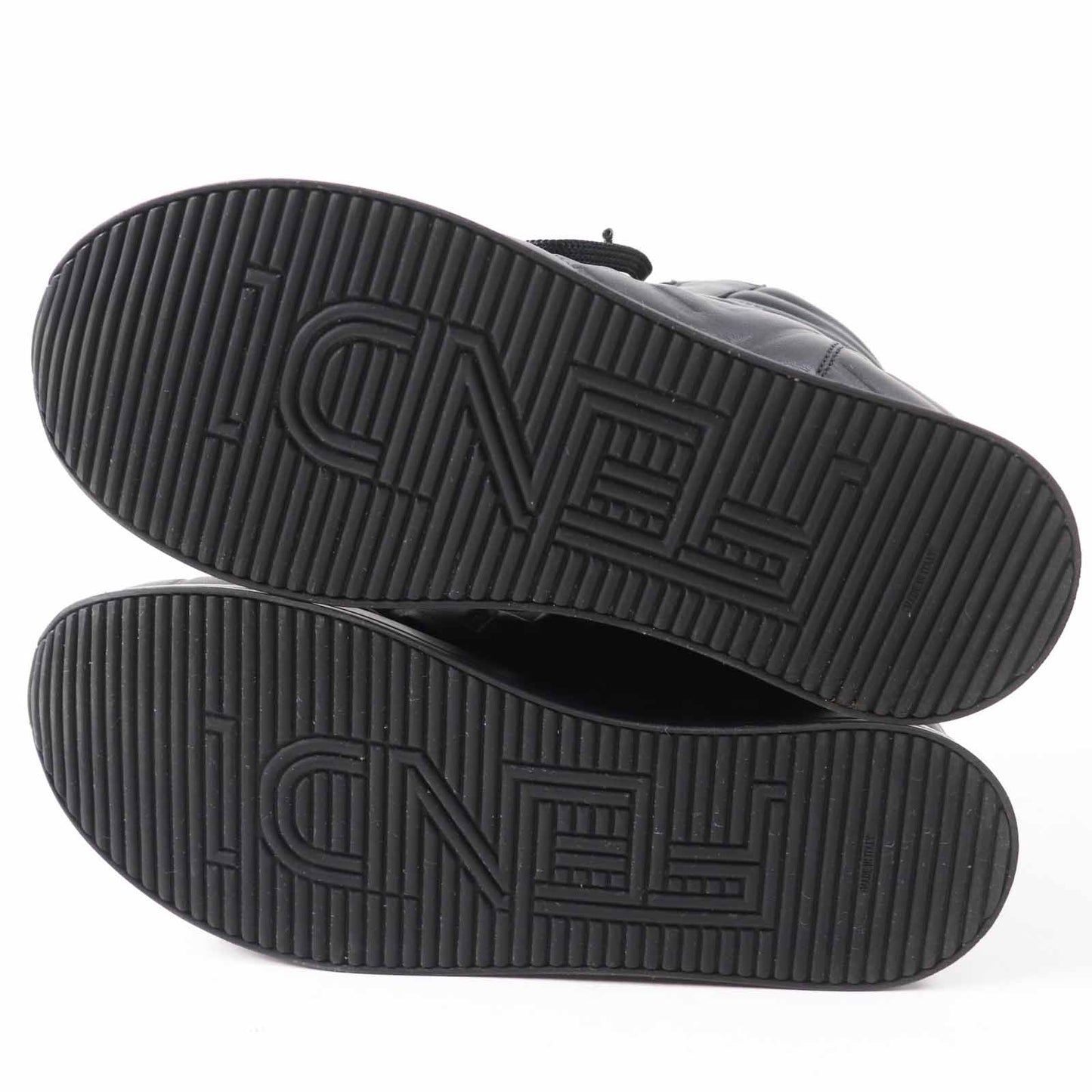 Fendi FF logo leather sneakers