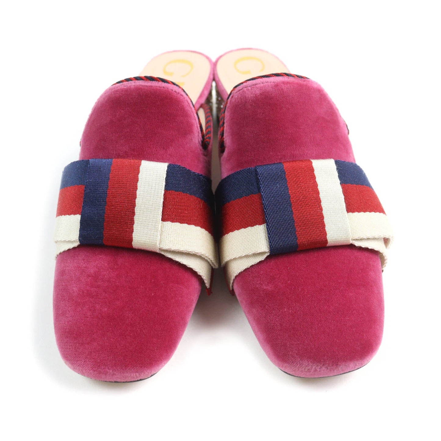 Gucci 496562 Velour Sandals