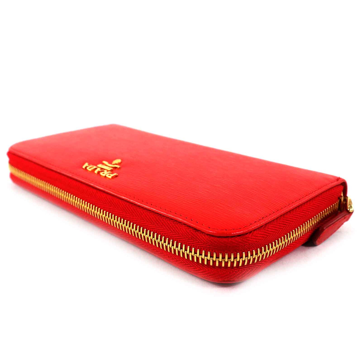 Prada VITELLO MOVE Leather Long Wallet