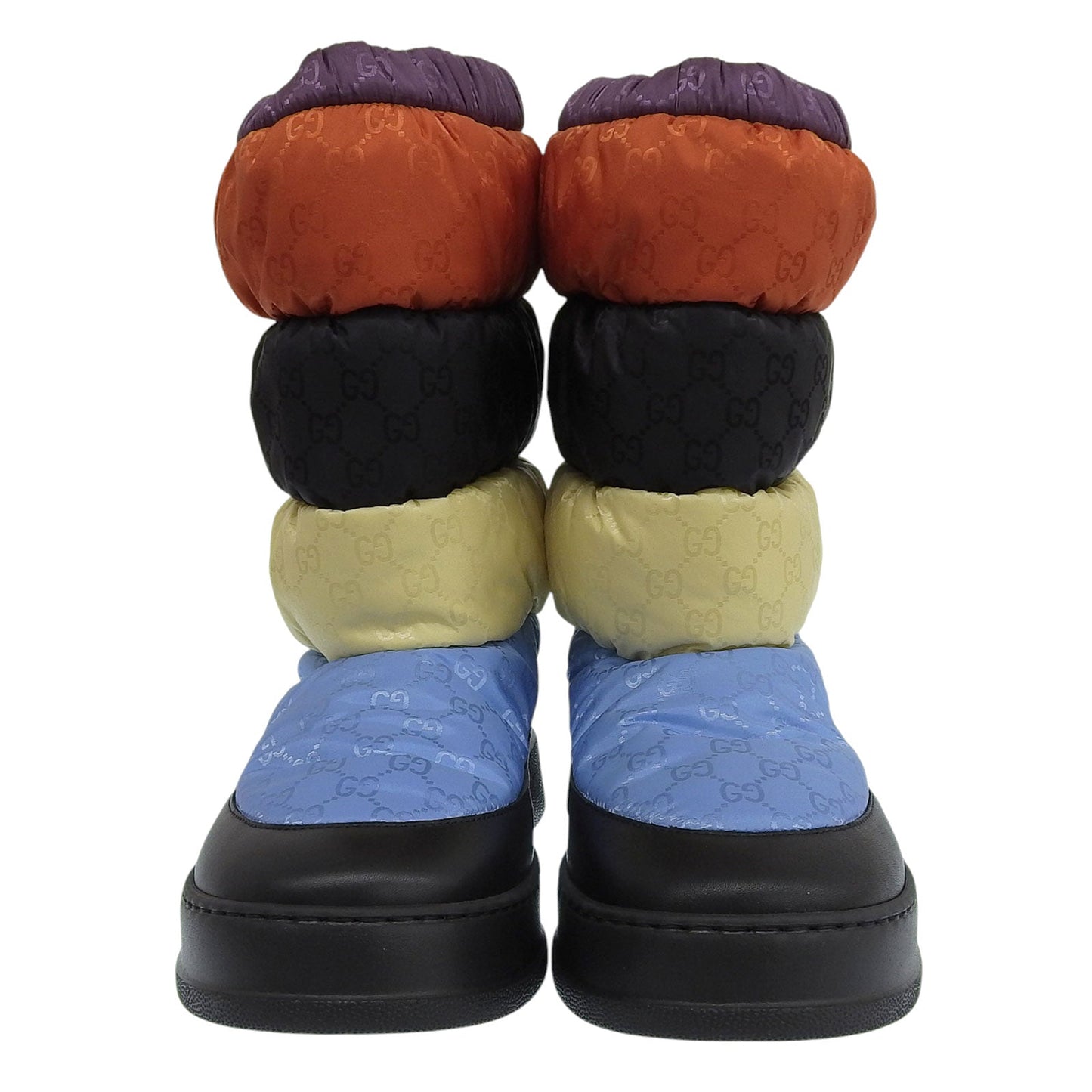 Gucci GG Nylon Leather Boots