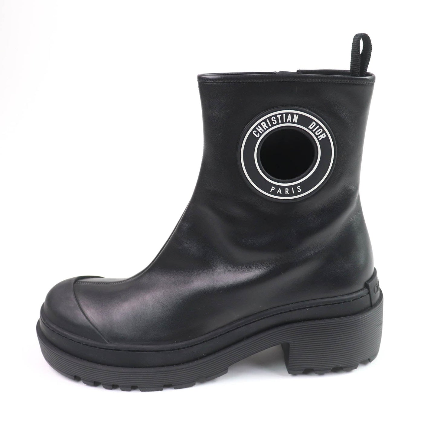 Christian Dior DIOR SYMBOL Leather Ankle Boots