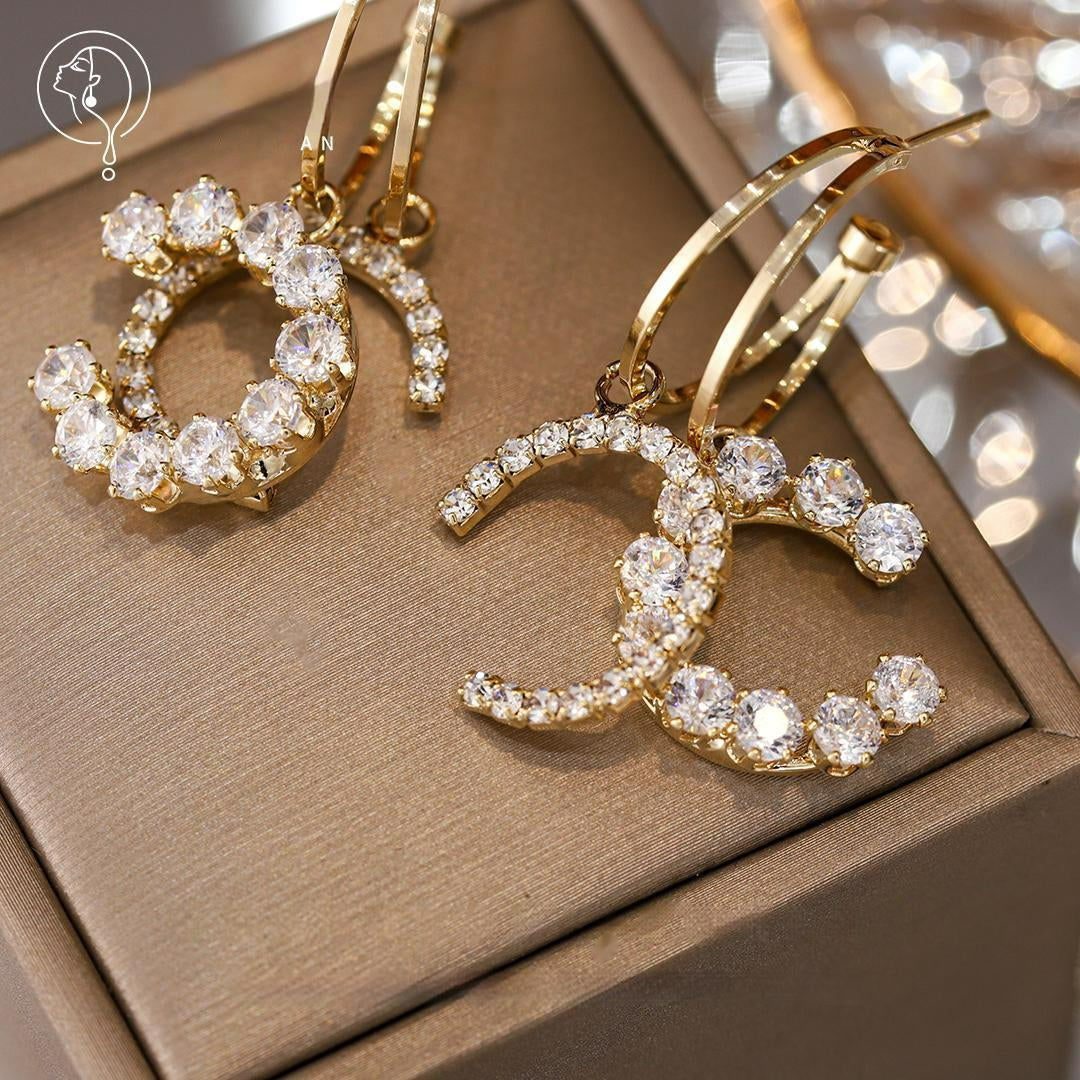 Double C earrings