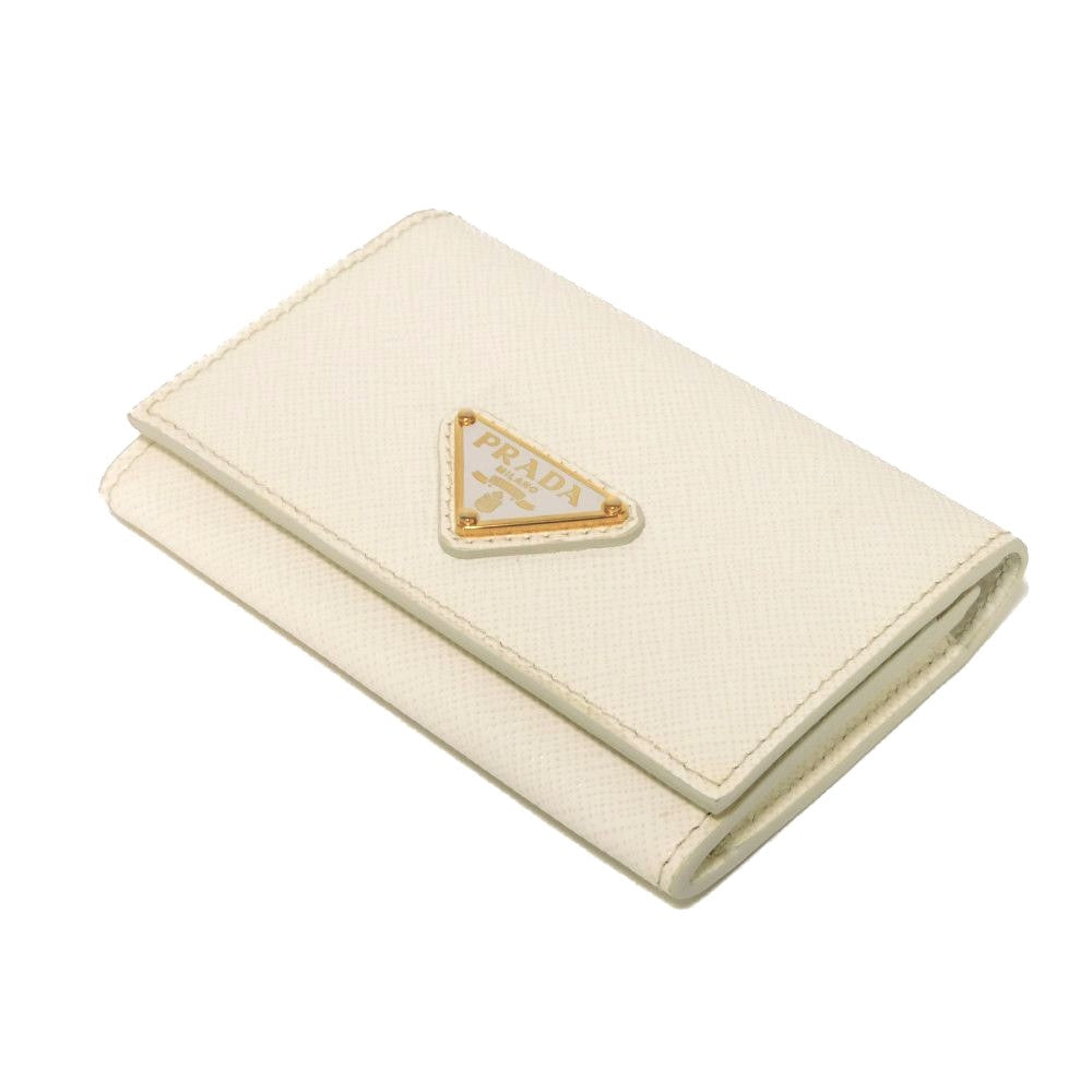 Prada Saffiano Triangle Card Case