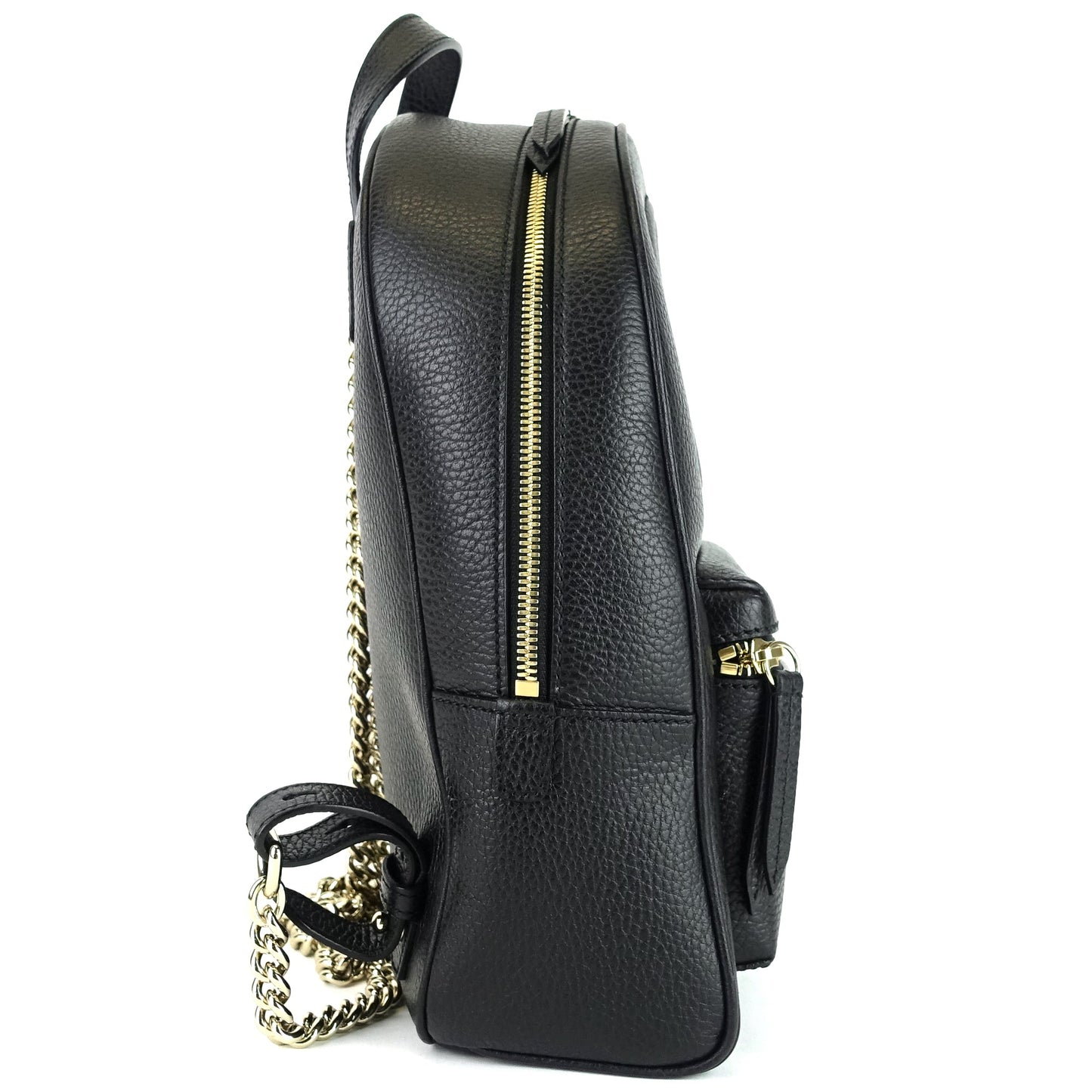 Gucci Soho Leather Chain Backpack