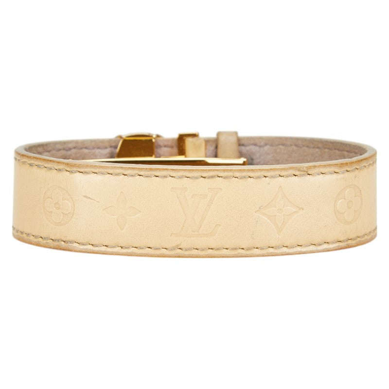 Louis Vuitton Braclet V Good Luck Monogram Leather Bracelet