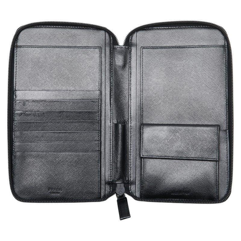 Prada Saffiano Leather Long Wallet