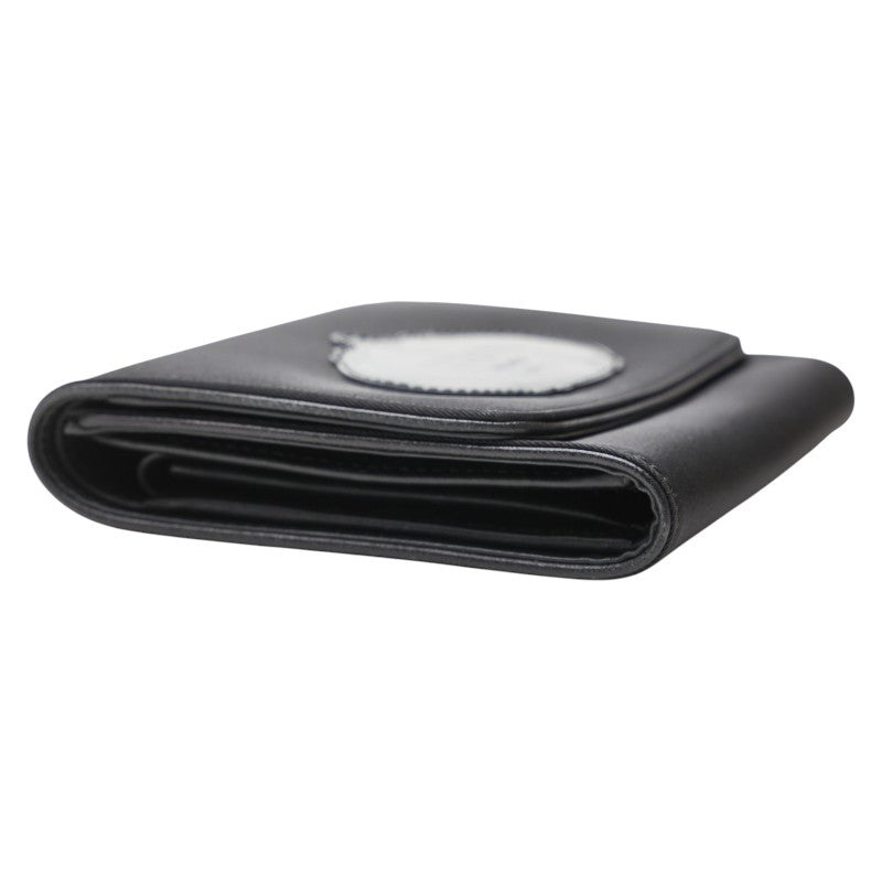 Prada Nylon Leather Trifold Wallet