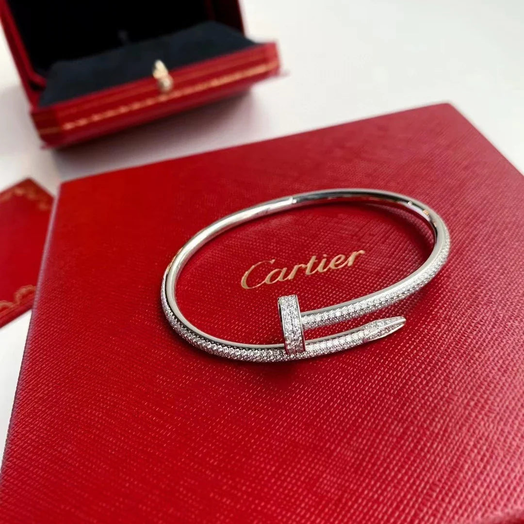 High-end custom diamond nail bracelet