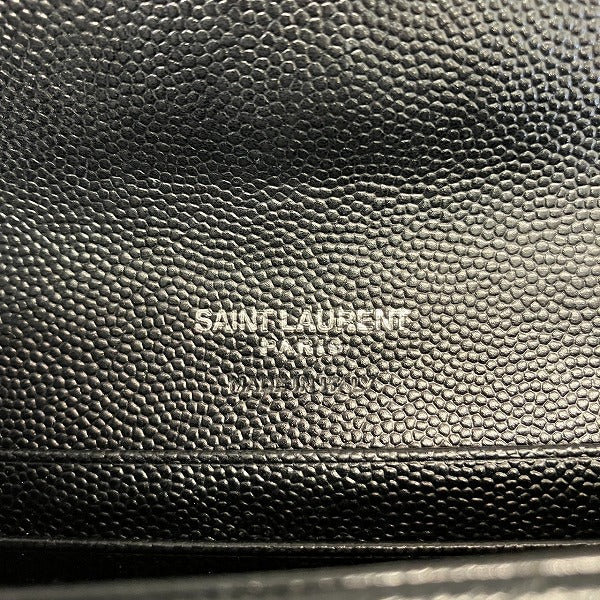 Saint Laurent Cassandra Small Envelope Wallet Leather Wallet