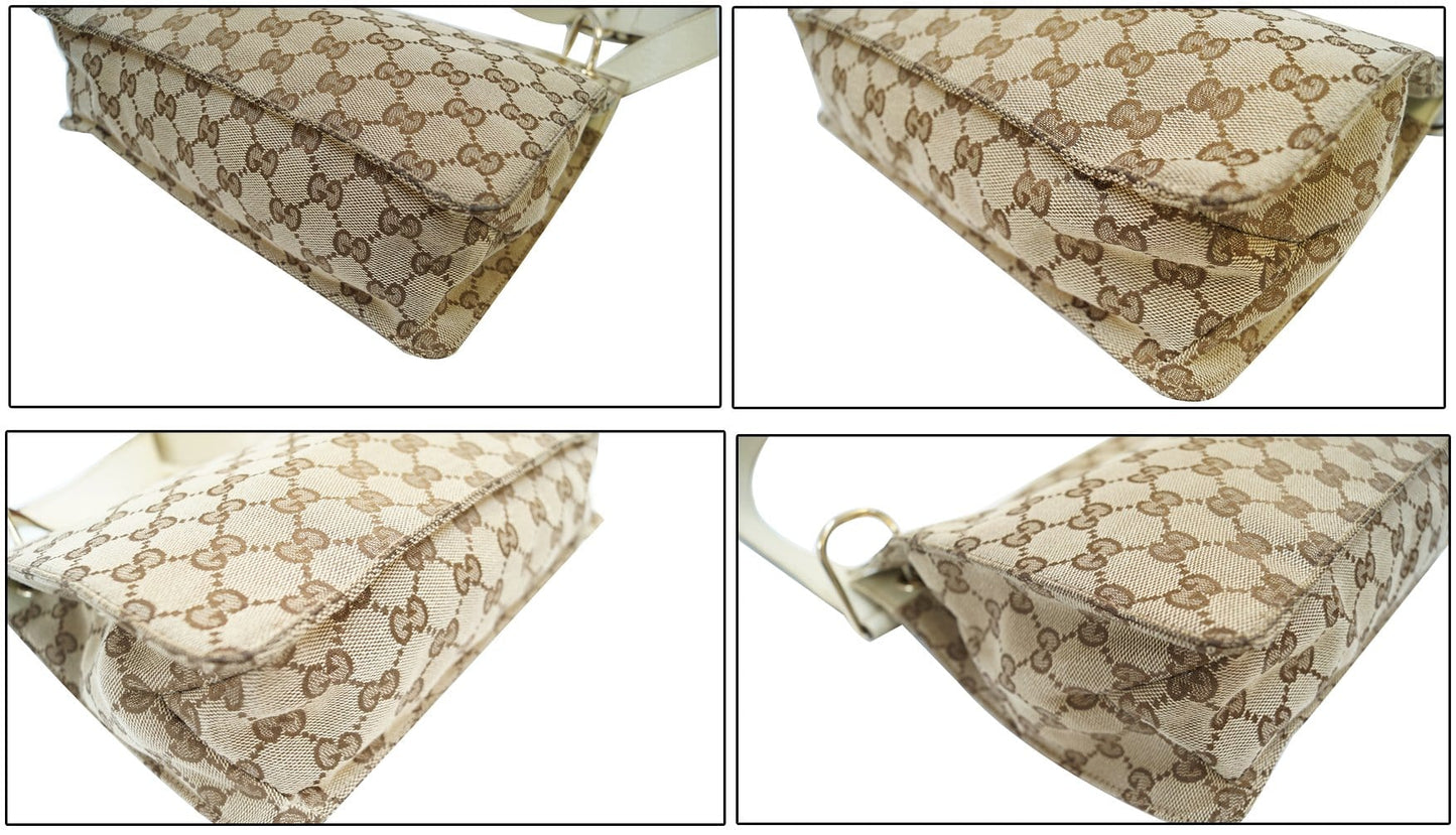 GUCCI GG Canvas Messenger Bag 120841