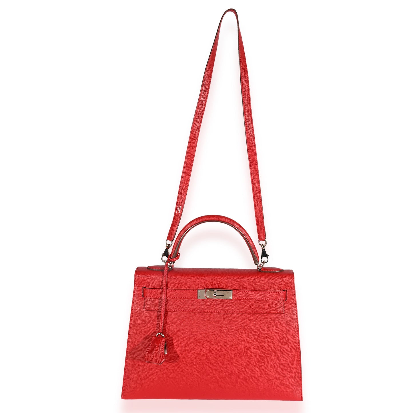 Hermes Rouge Casaque Epsom Kelly 32 Sellier