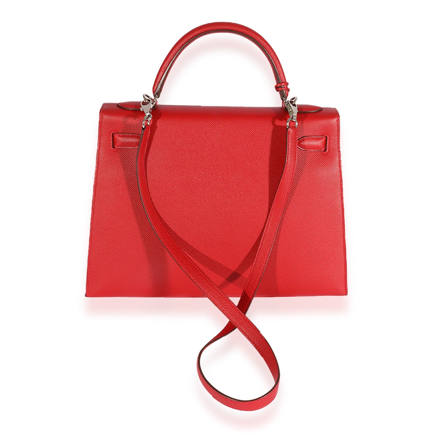 Hermes Rouge Casaque Epsom Kelly 32 Sellier