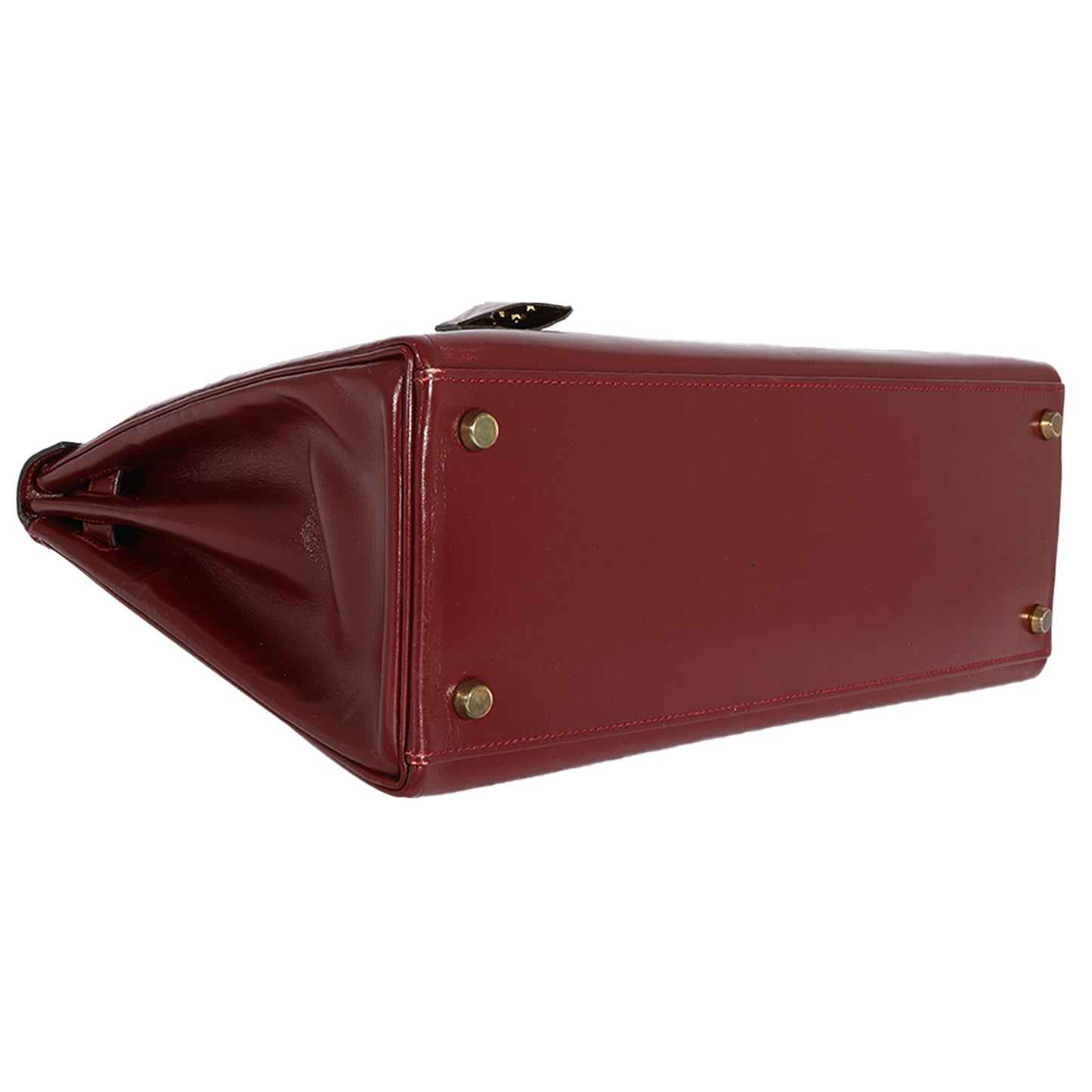 Hermes Kelly 32 Vintage Bordeaux Box