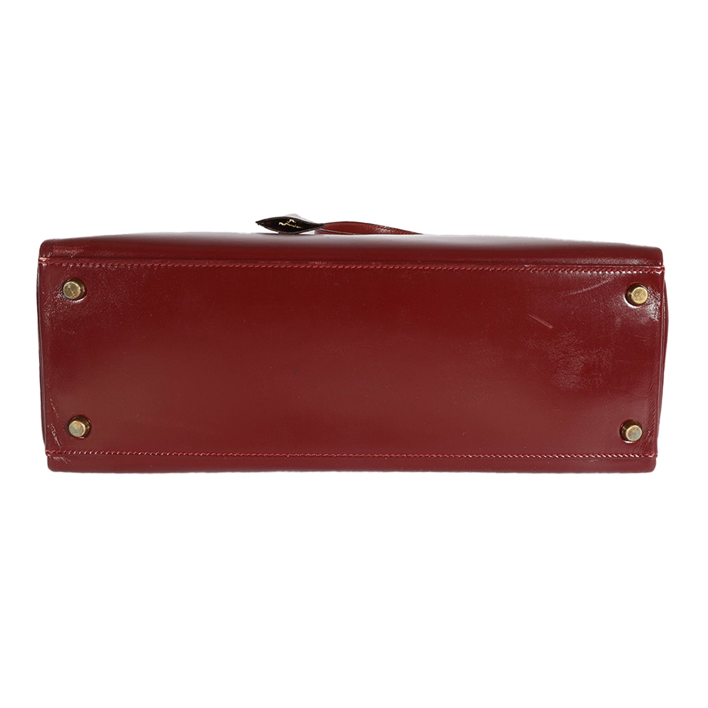 Hermes Kelly 32 Vintage Bordeaux Box