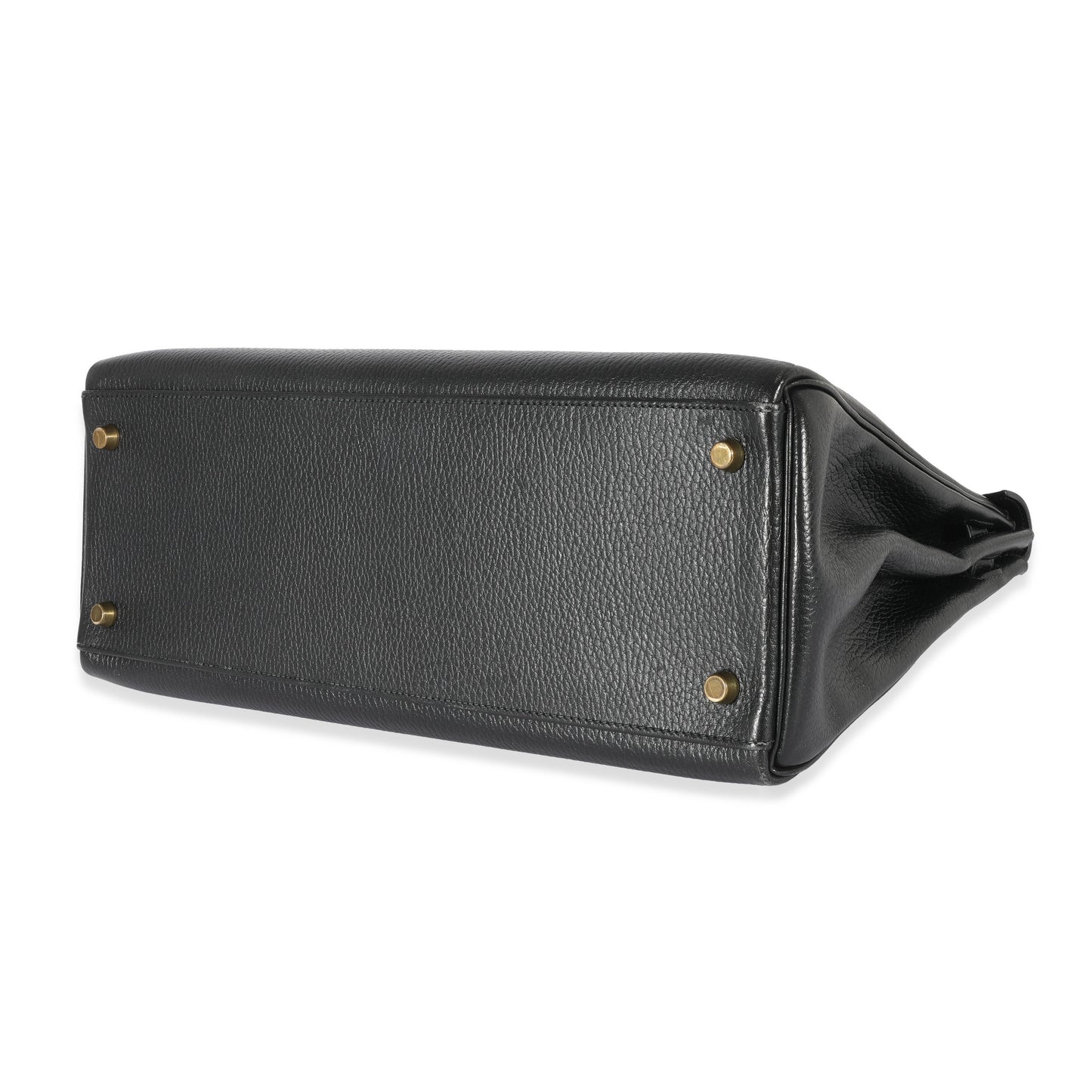 Hermes Black Ardennes Kelly 35 Retourne