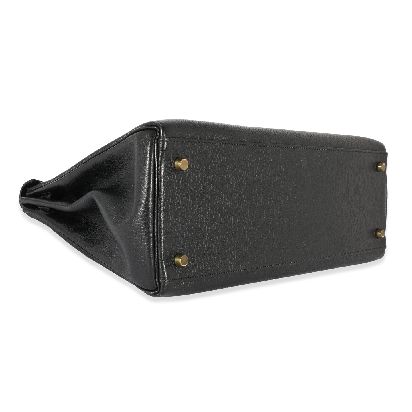 Hermes Black Ardennes Kelly 35 Retourne