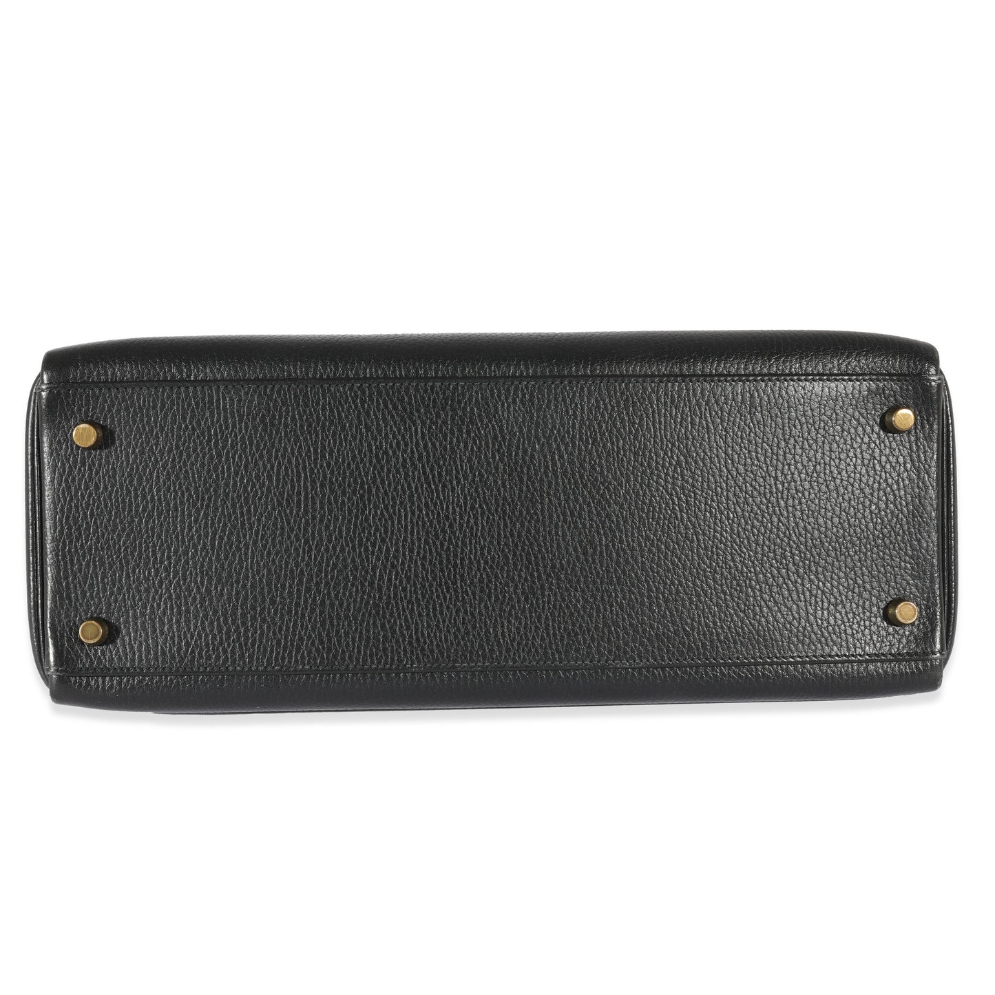 Hermes Black Ardennes Kelly 35 Retourne