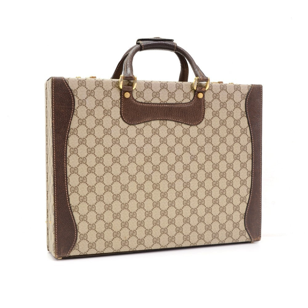 Gucci Guccissima Canvas Vintage Briefcase