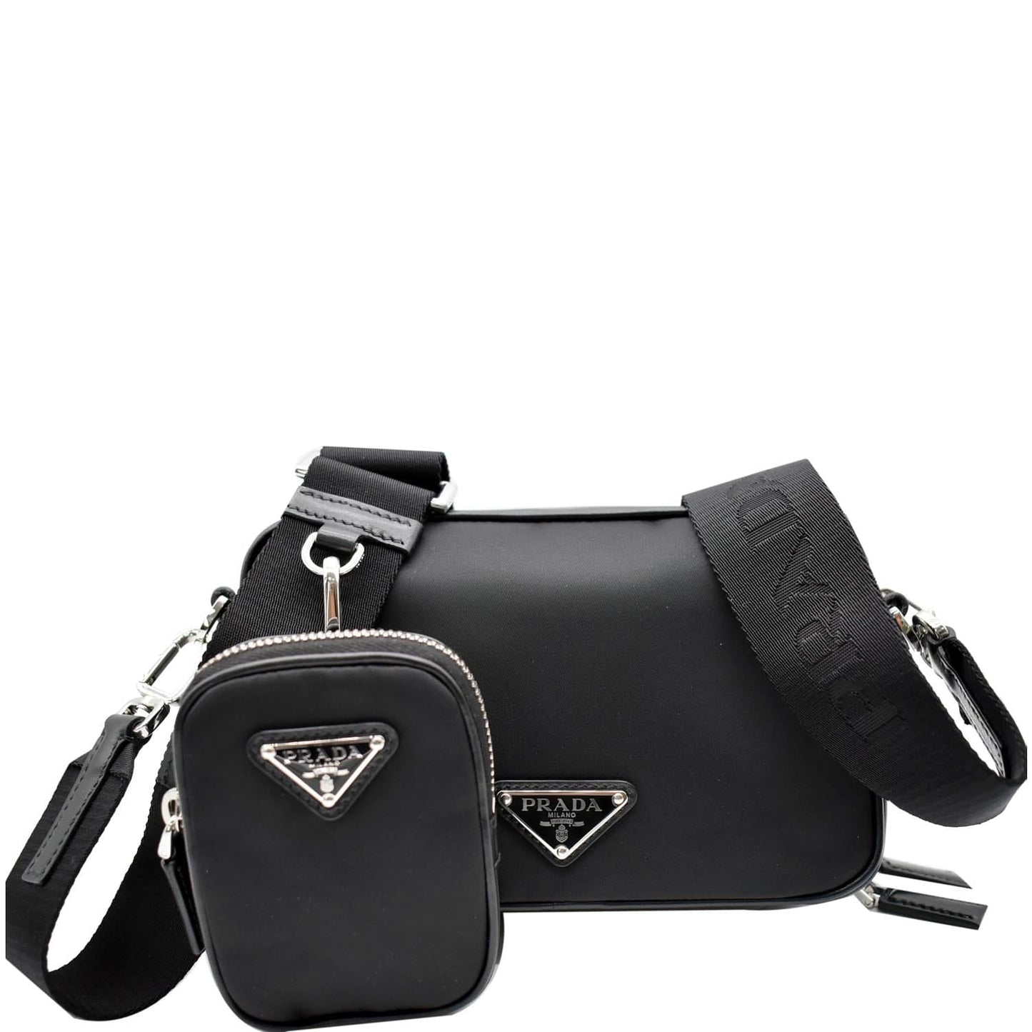 PRADA Re-Edition Nylon Shoulder Bag Black