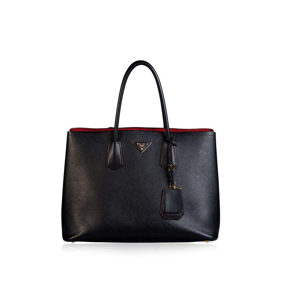 Prada Saffiano Cuir Double Bag
