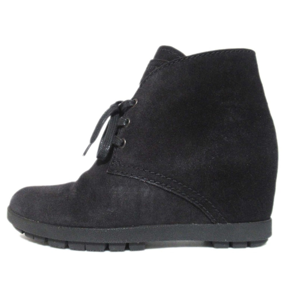 Prada Sport Suede Wedge Ankle Boots
