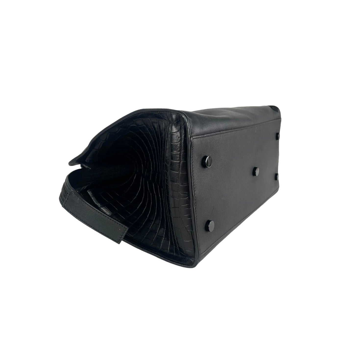 Saint Laurent Small Cabas Bag Black