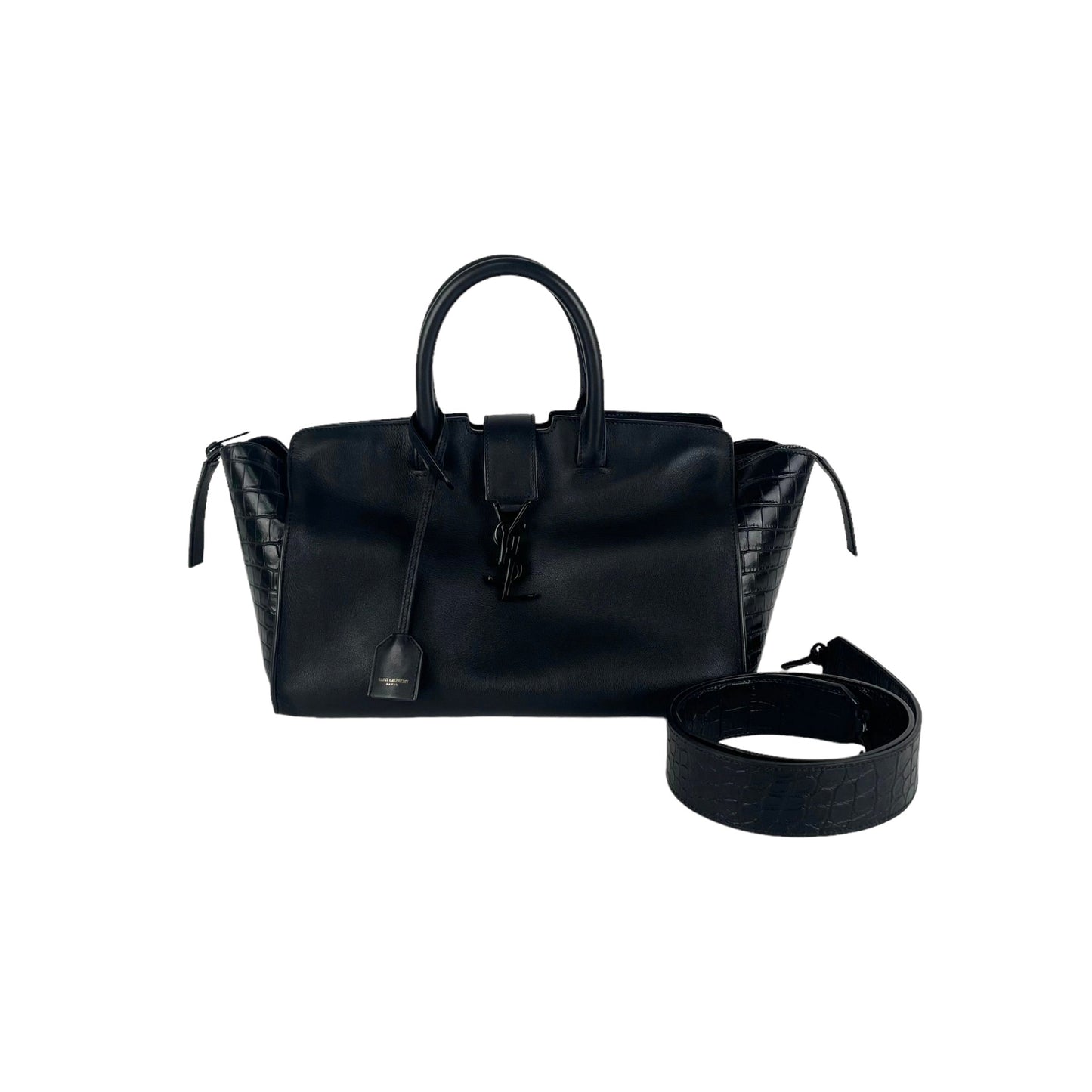 Saint Laurent Small Cabas Bag Black