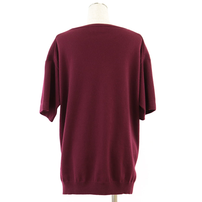 Prada V-neck Cashmere Knit Pullover