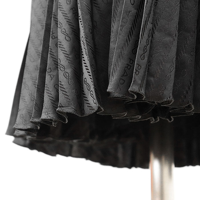 Prada Silk Pleated Skirt