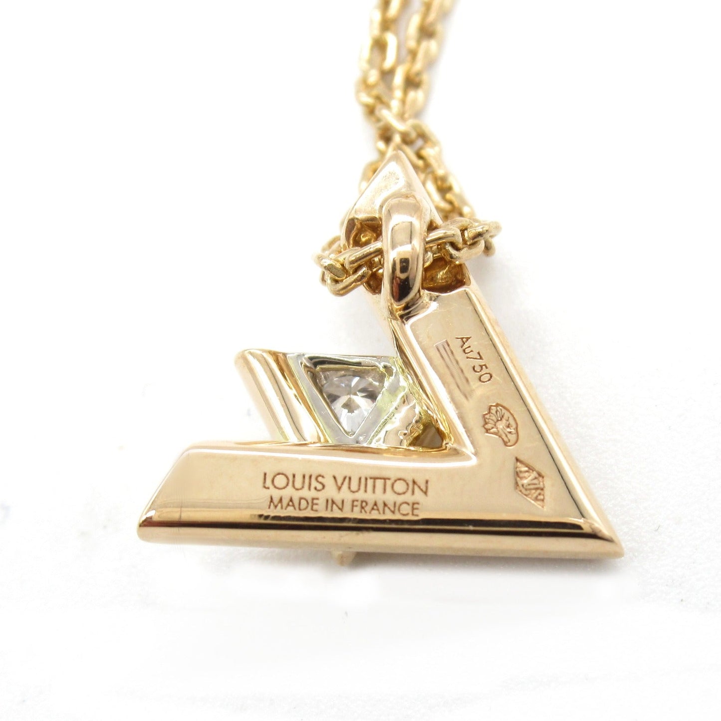 Louis Vuitton LV Volt One K18PG Diamond Necklace