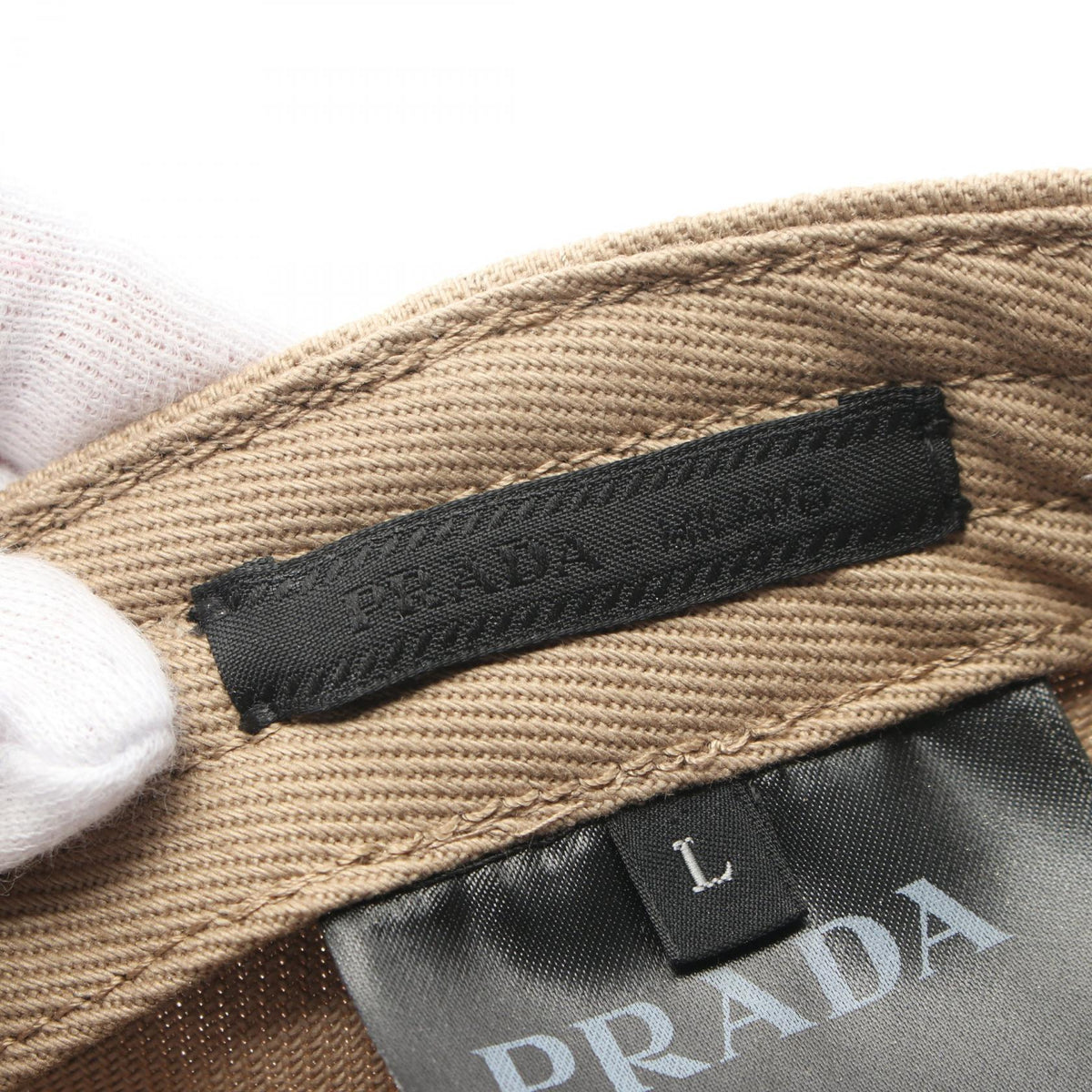 Prada 2HC1792FMBF0241L Cotton Baseball Cap
