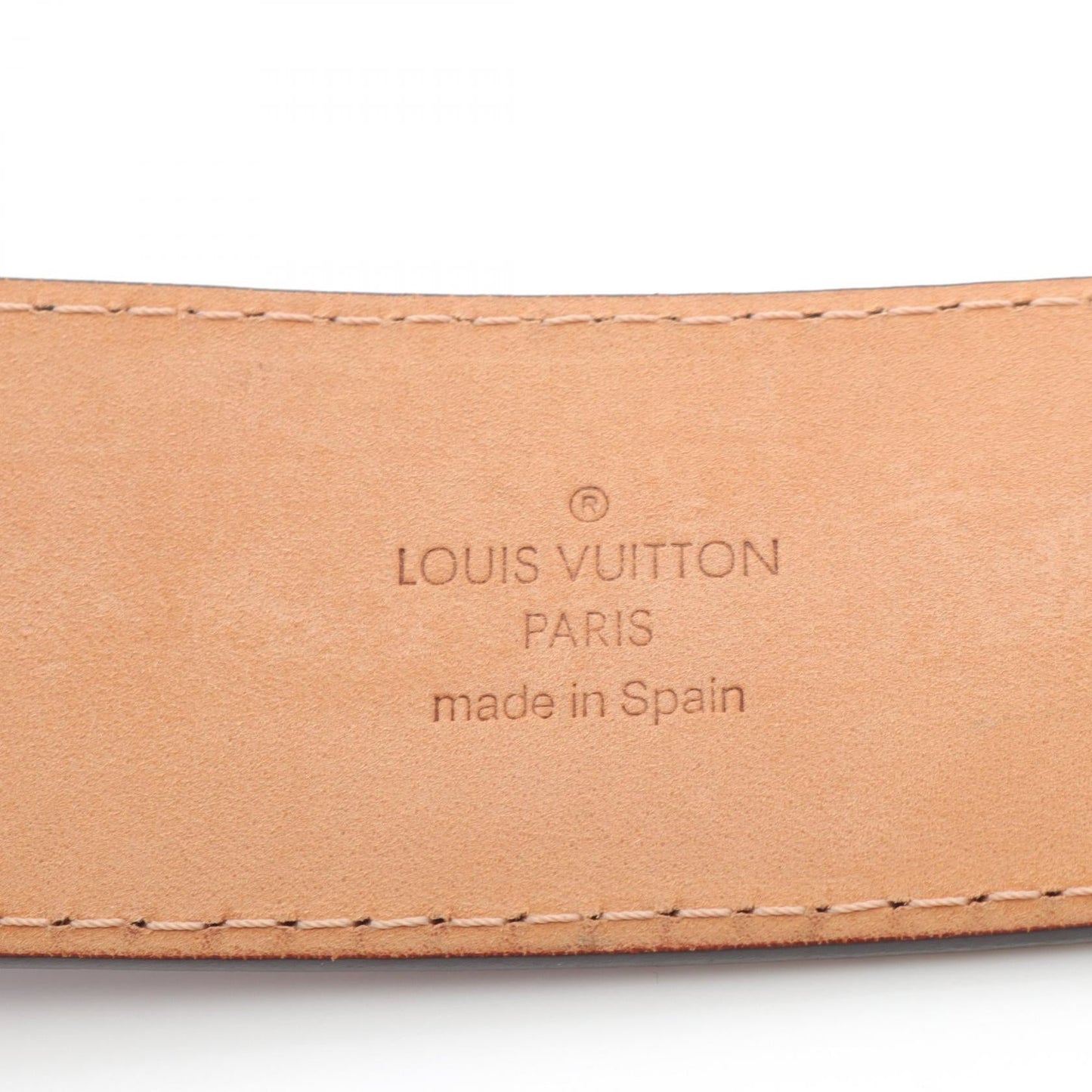 Louis Vuitton Sangle Aventure Damier Ebene Belt