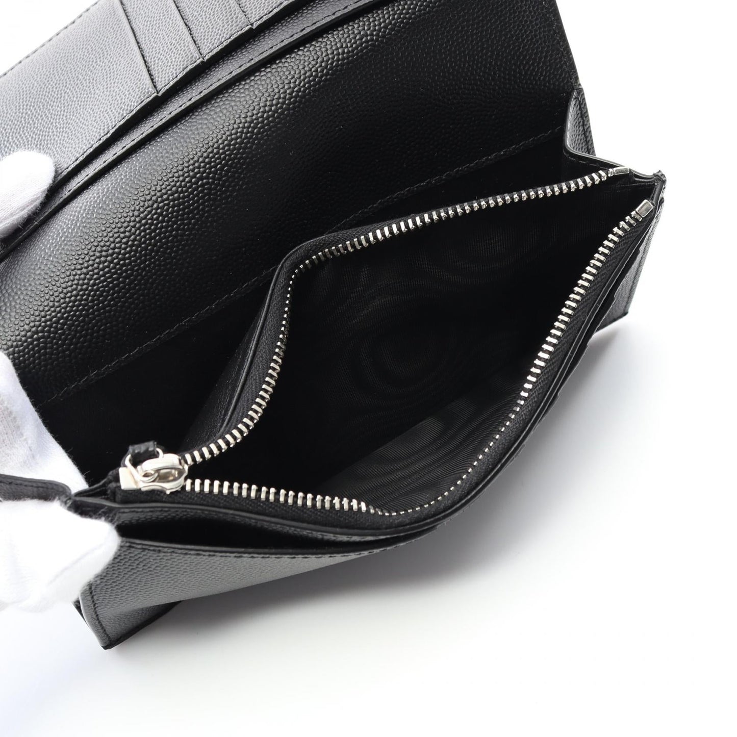 Saint Laurent Bifold Long Wallet Leather Wallet