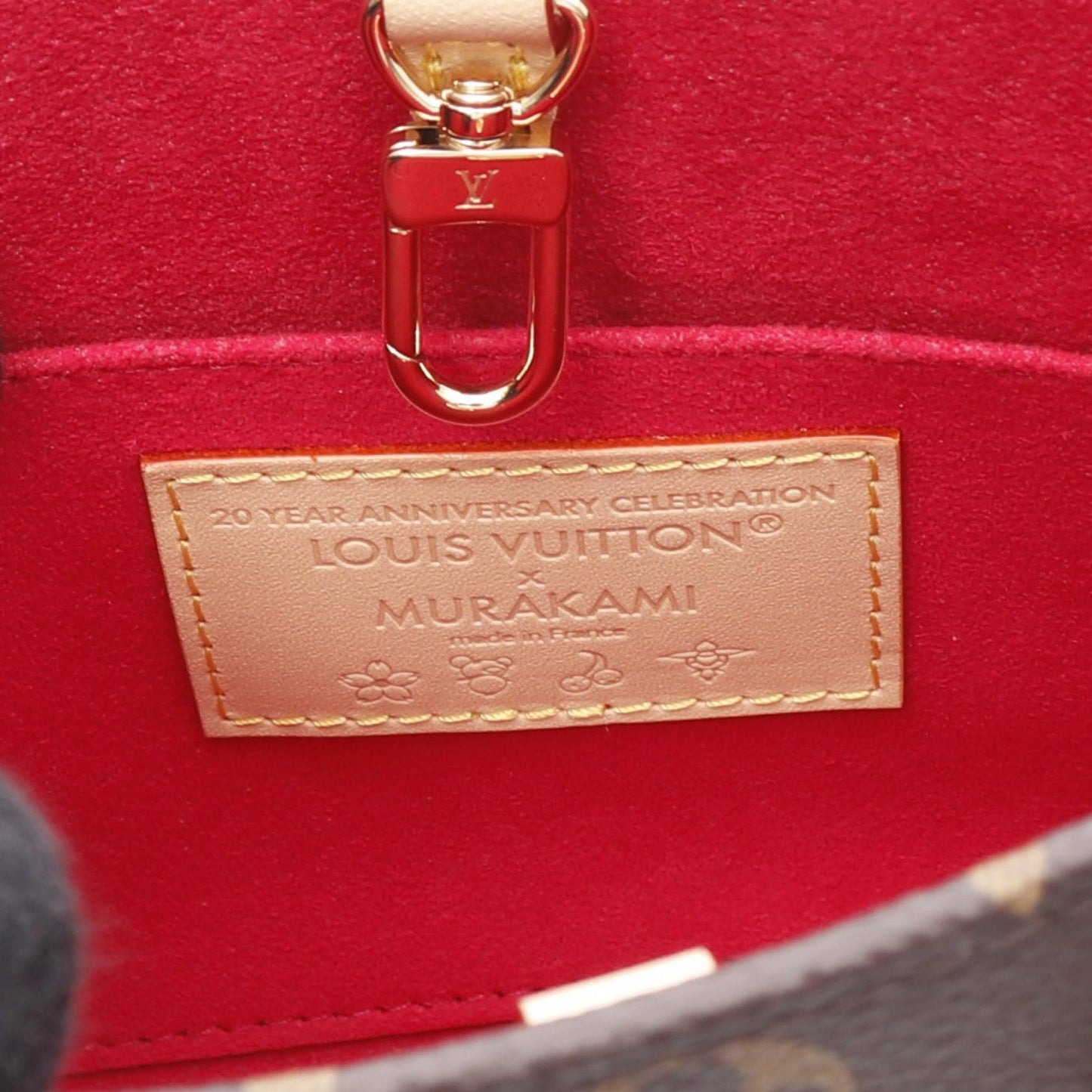 Louis Vuitton LV × Takashi Murakami OnTheGo BB Monogram Coated Canvas Handbag