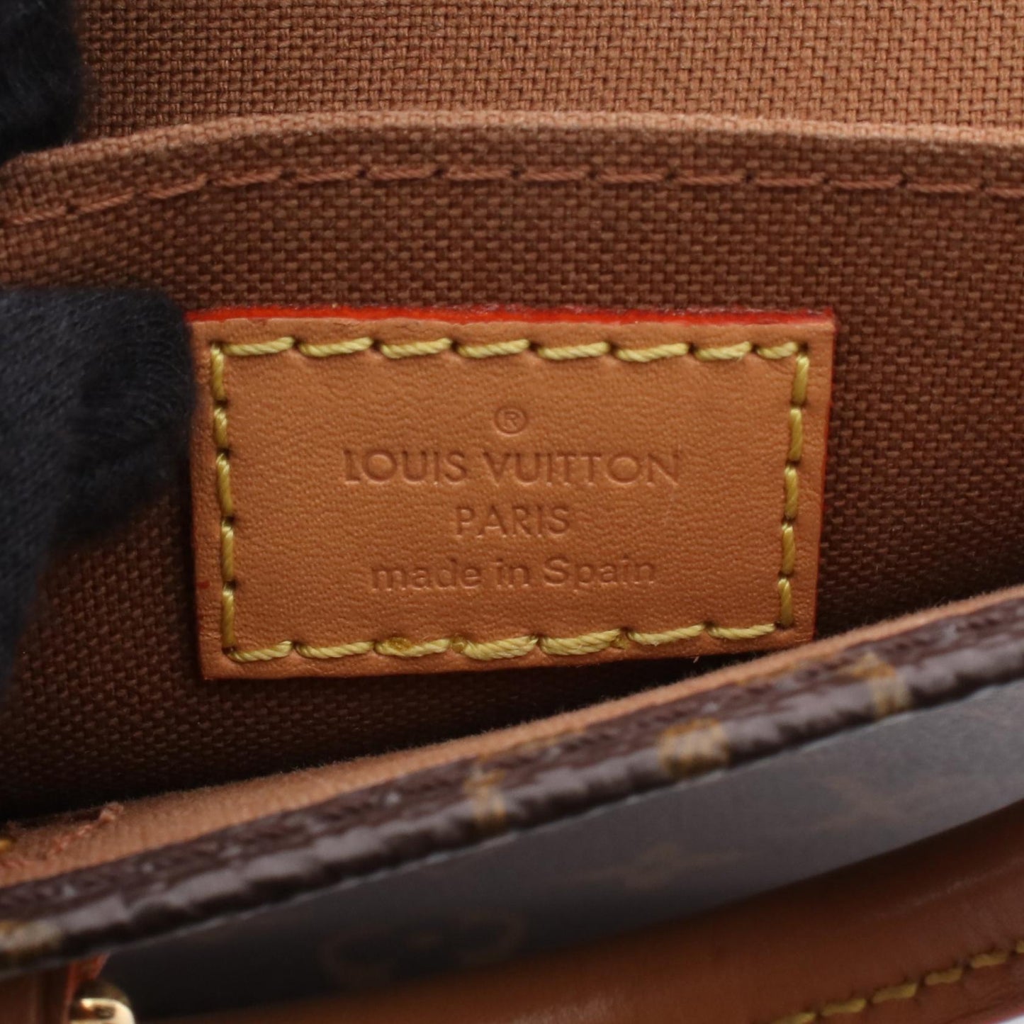 Louis Vuitton Petit Sac Plat Monogram Handbag