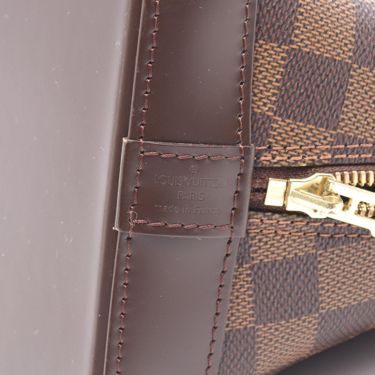 Louis Vuitton Alma Damier Coated Canvas Handbag