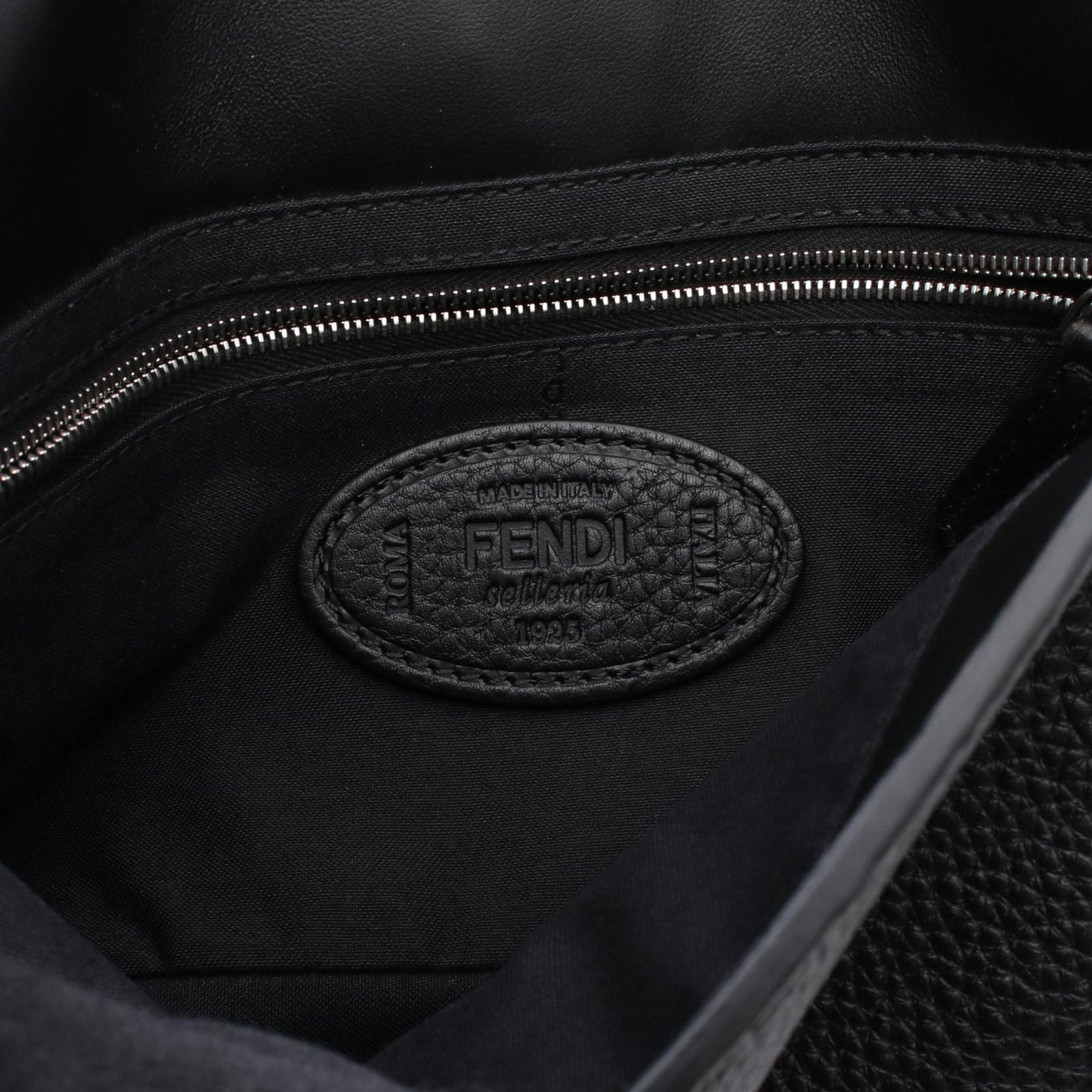 Fendi Mamma Baguette Leather Waist Bag
