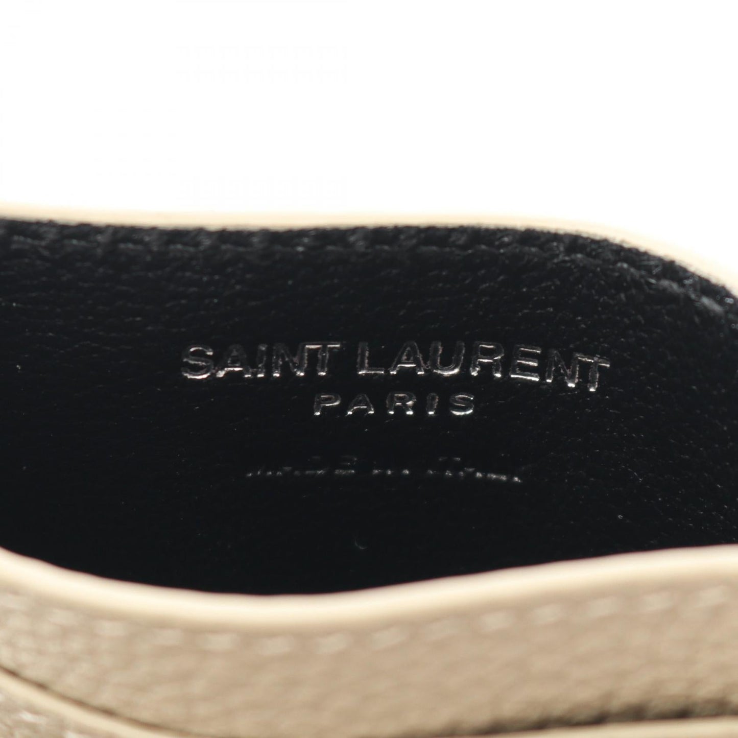 Saint Laurent Paris Tiny Cassandra Leather Card Case