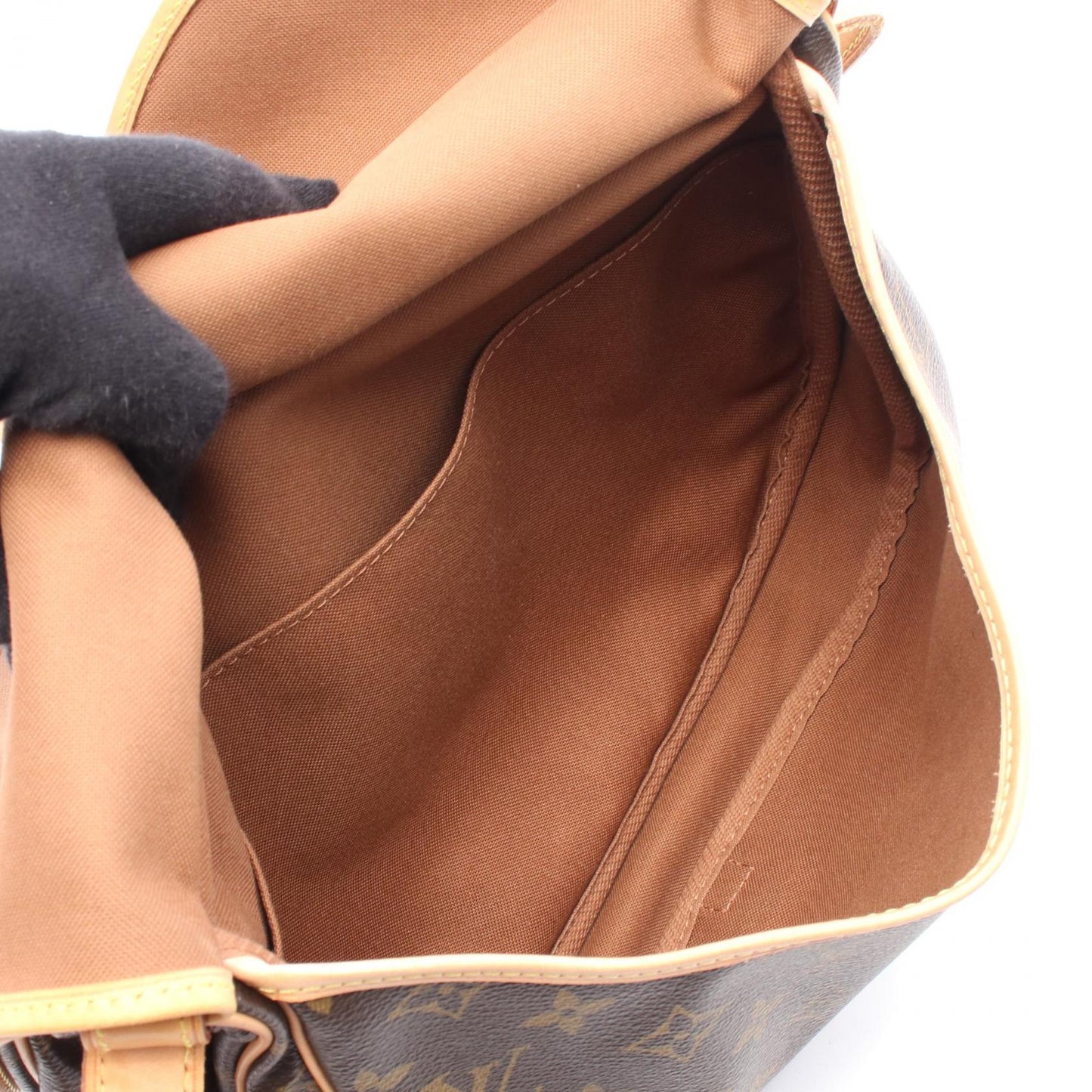 Louis Vuitton Saumur 30 Monogram Coated Canvas Shoulder Bag
