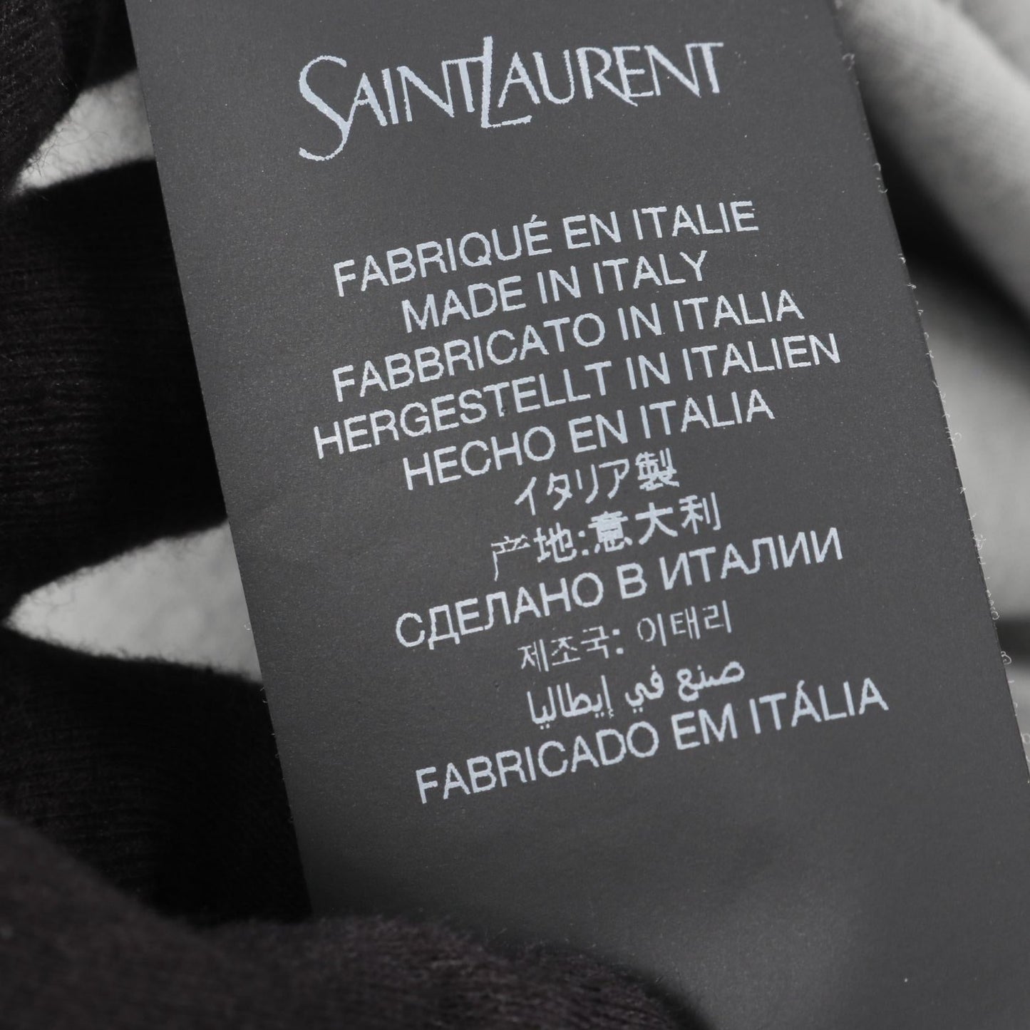 Saint Laurent Paris Cut and Sewn Cotton Top