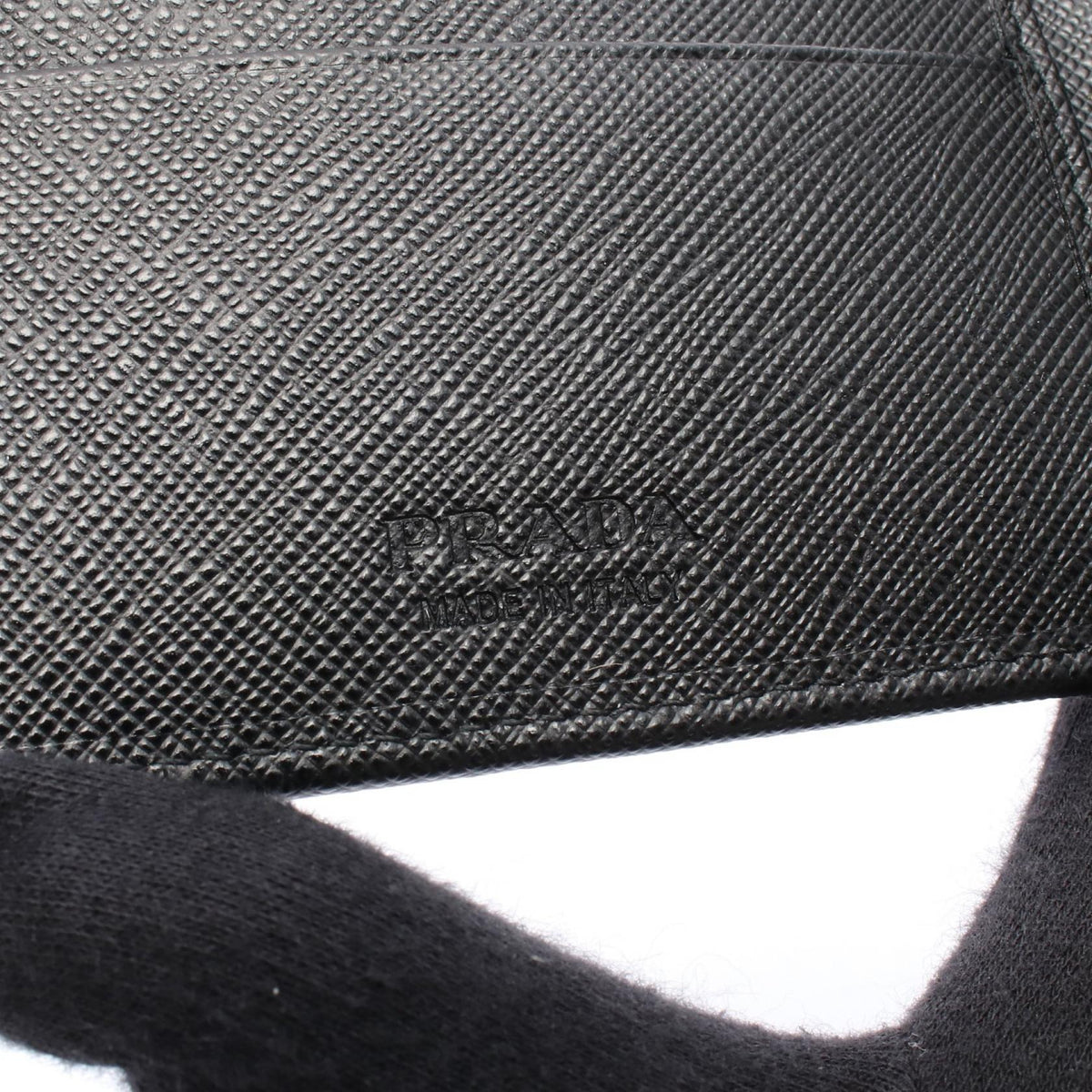 Prada 2MO5132DMHF0002 Nylon Leather Wallet