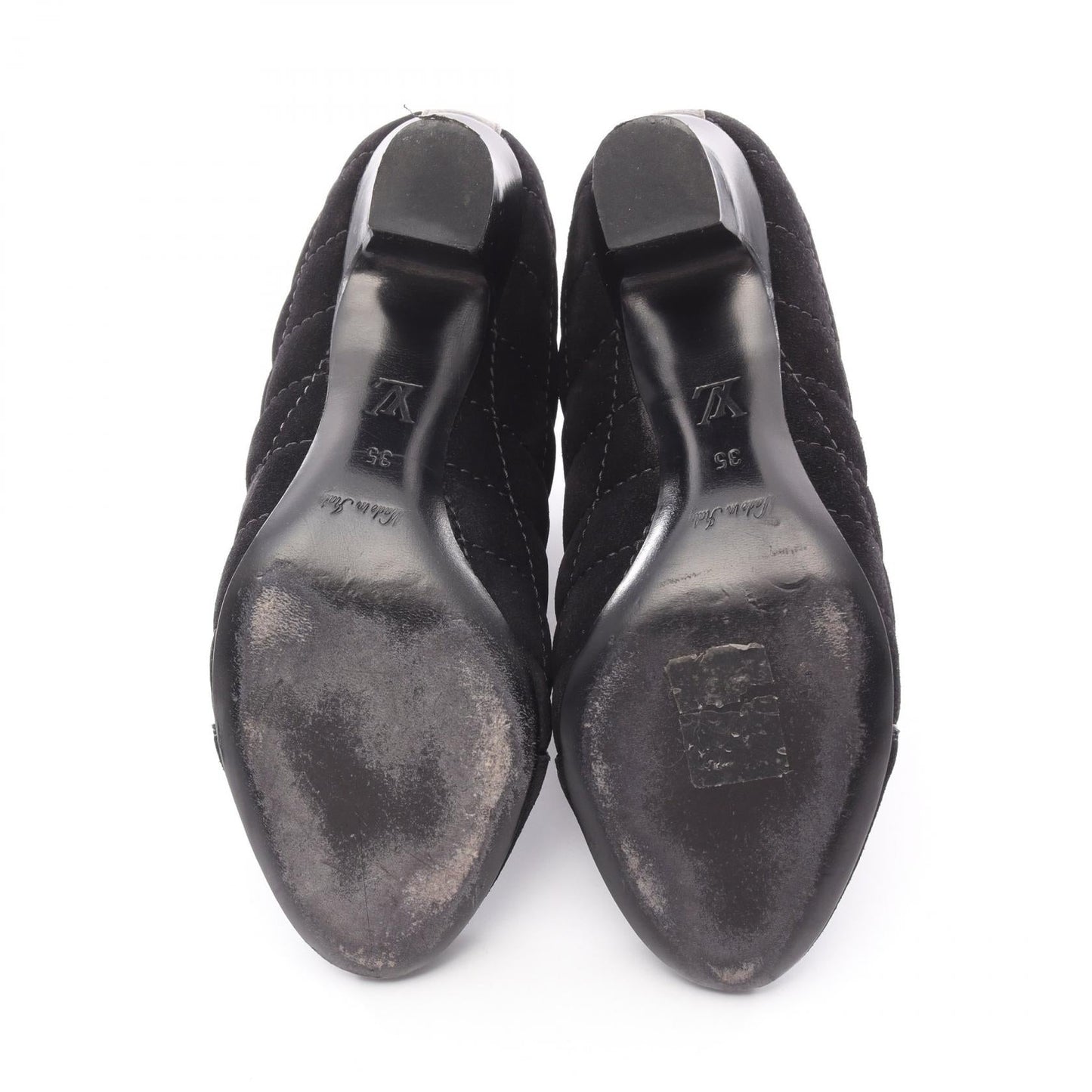 Louis Vuitton Monogram Suede PVC Coated Canvas Boots