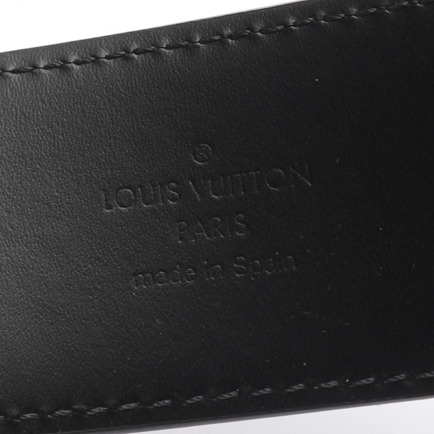 Louis Vuitton Sangle Downtown Damier Graphite Belt