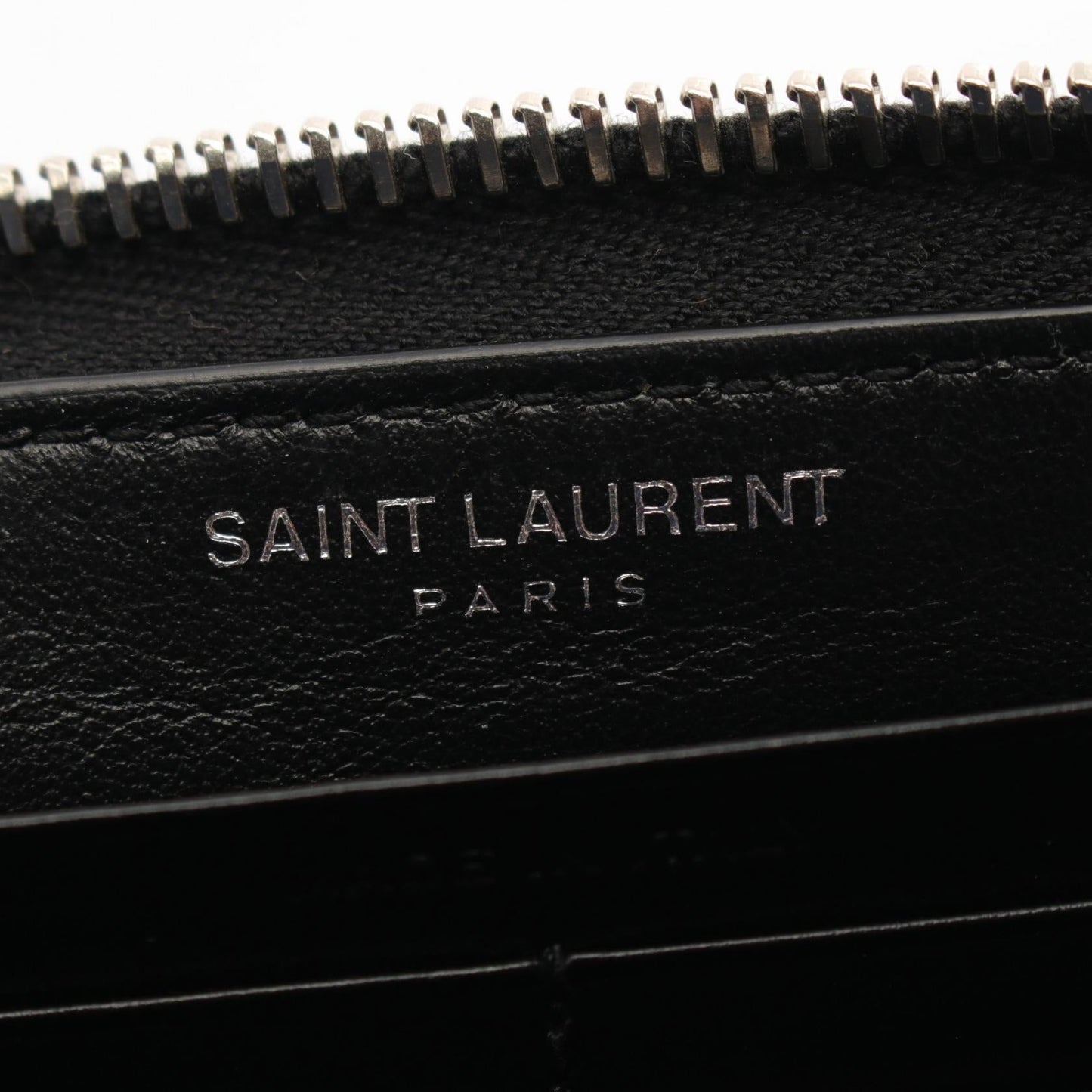 Yves Saint Laurent 447842 Leather Long Wallet